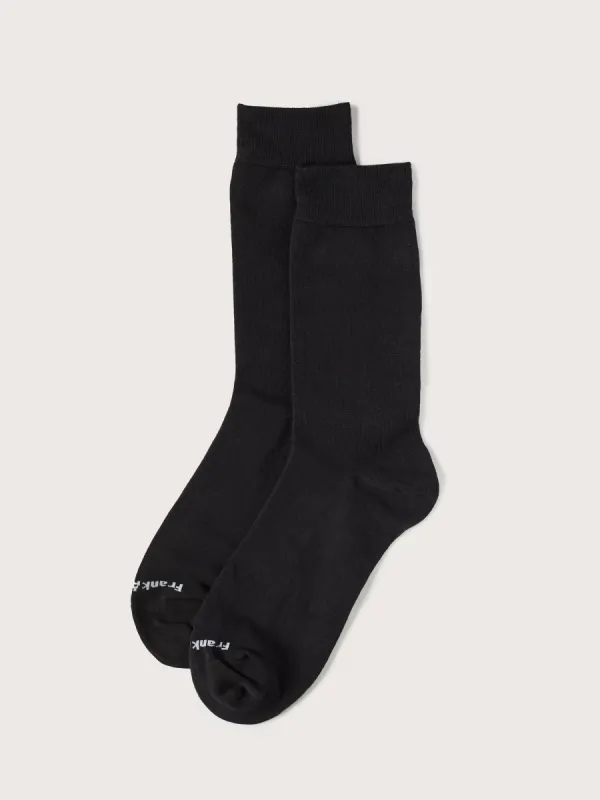 Calf-Length Socks in Black sold by Frank & Oak
