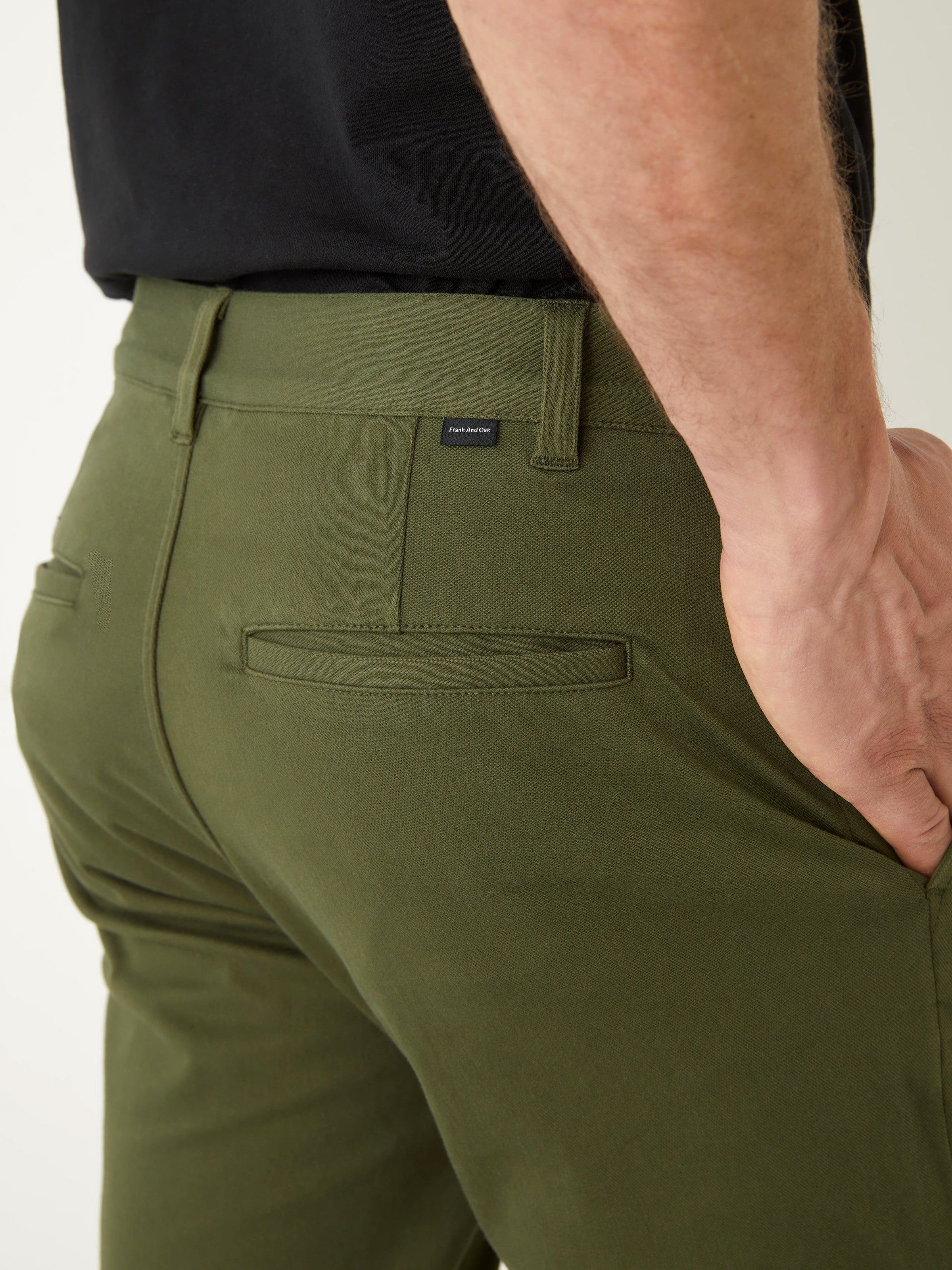 The Flex Jogger in Khaki sold by Frank & Oak product image thumbnail 4