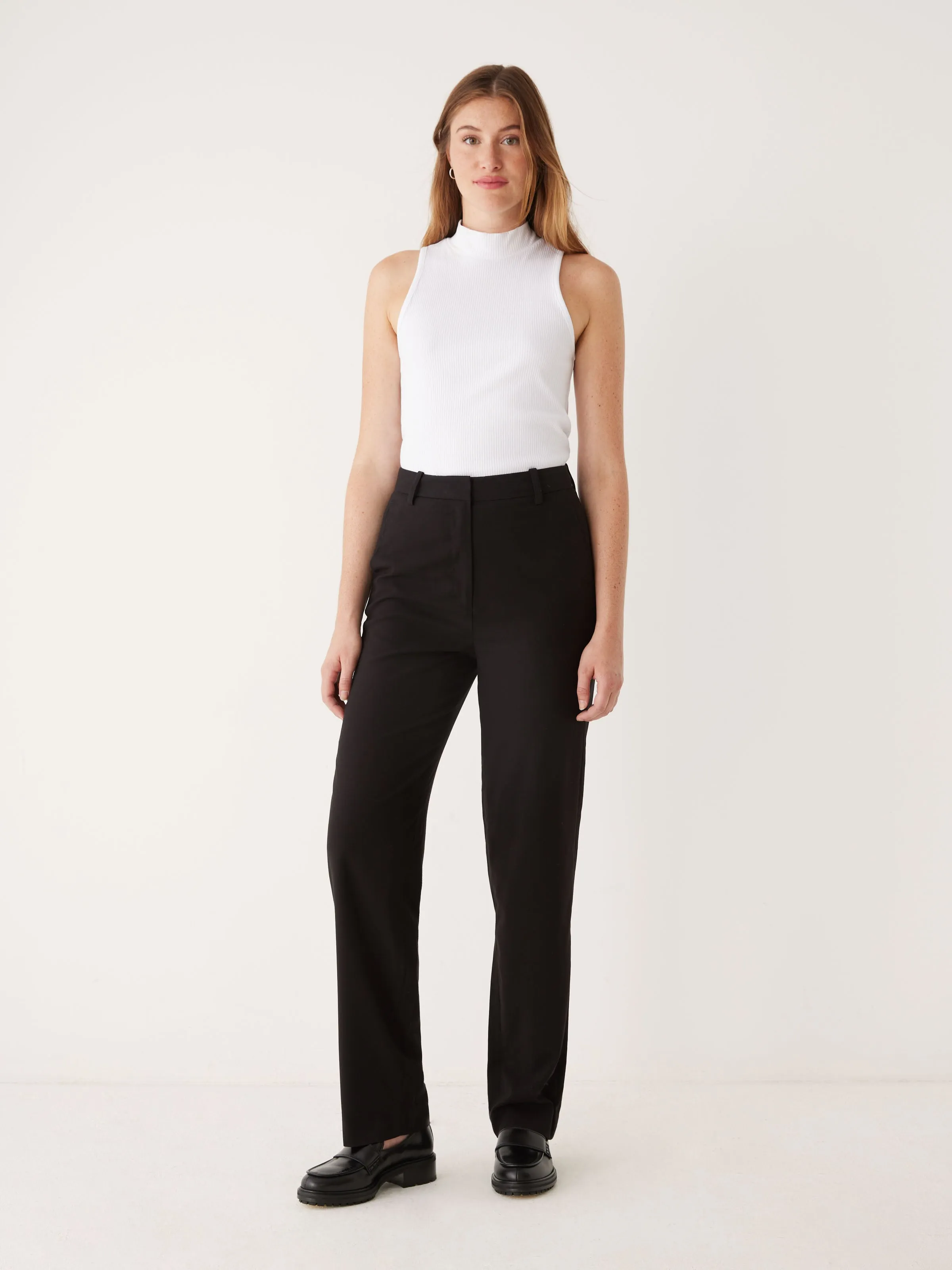 The Mockneck Tank Top in Bright White sold by Frank & Oak product image thumbnail 2