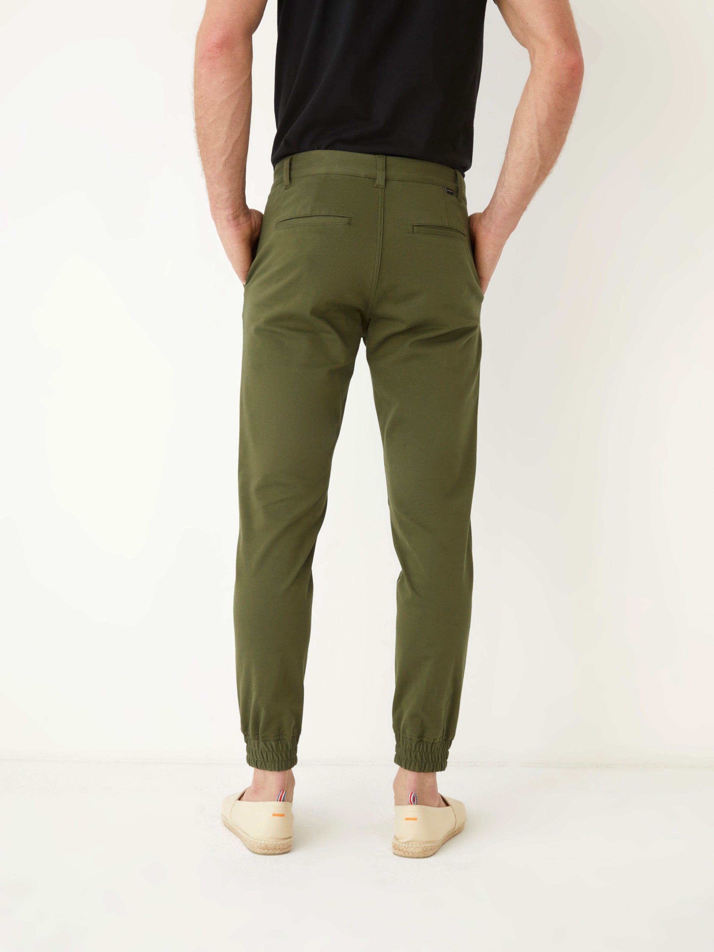The Flex Jogger in Khaki sold by Frank & Oak product image thumbnail 3