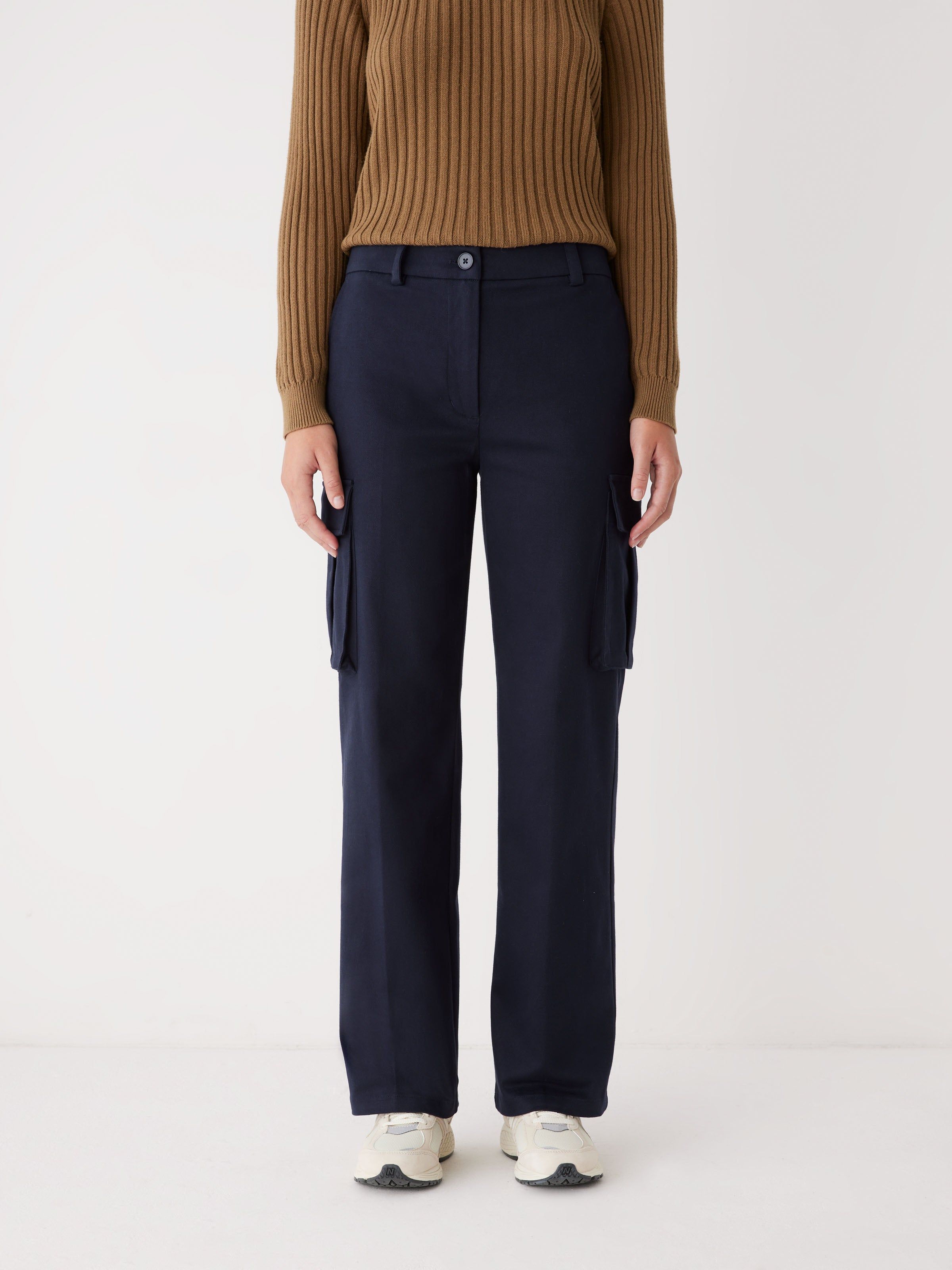 The Annie Cargo Pant in Dark Blue sold by Frank & Oak