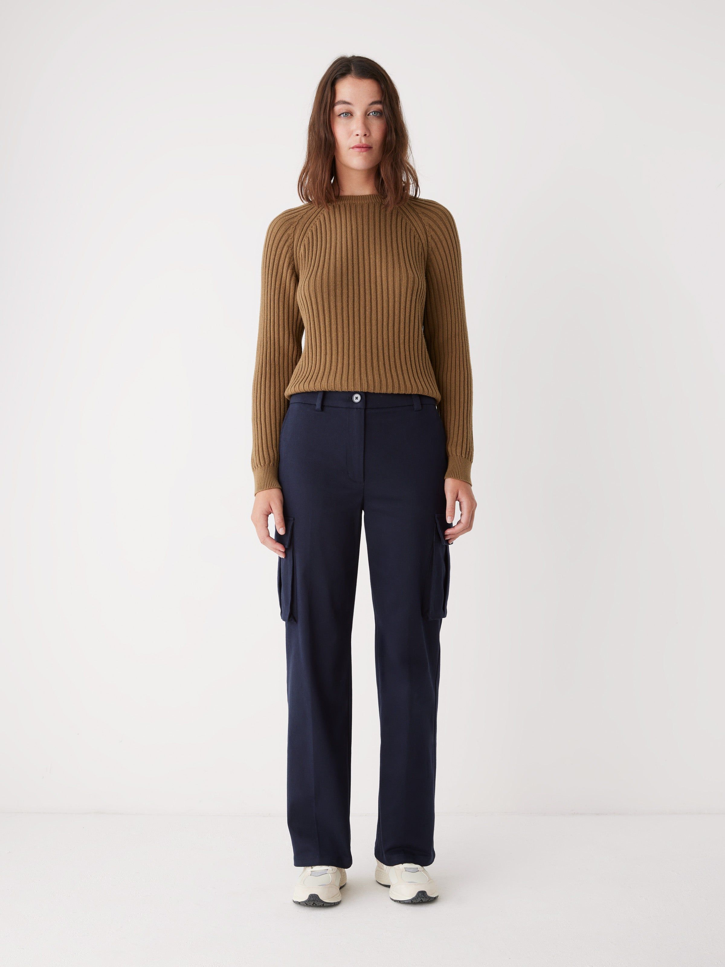 The Annie Cargo Pant in Dark Blue sold by Frank & Oak product image thumbnail 2