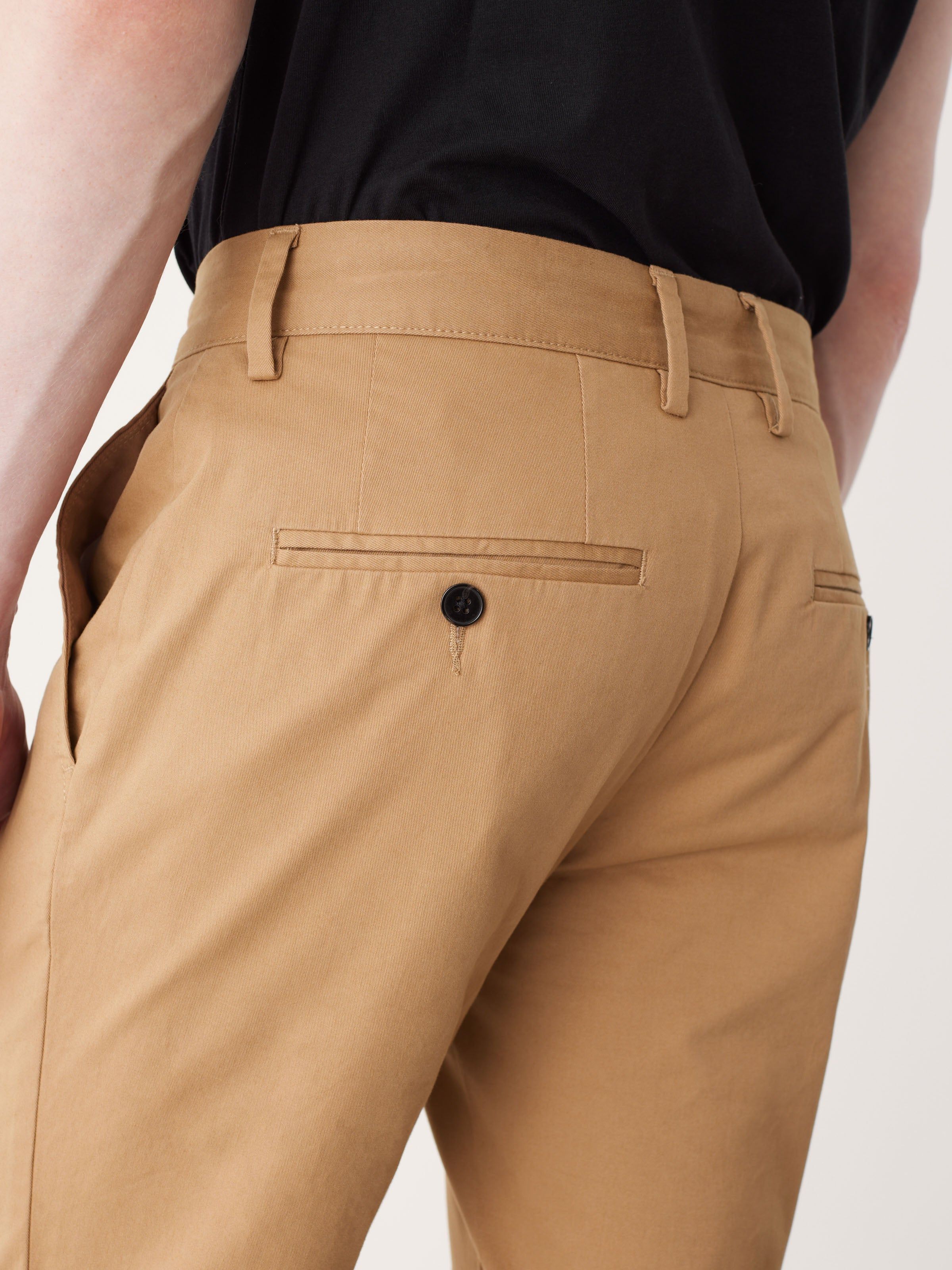 The Brunswick Slim Fit Chino Pant in Camel sold by Frank & Oak product image thumbnail 4