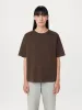 The Drop Shoulder Loose T-Shirt in Brown Black sold by Frank & Oak