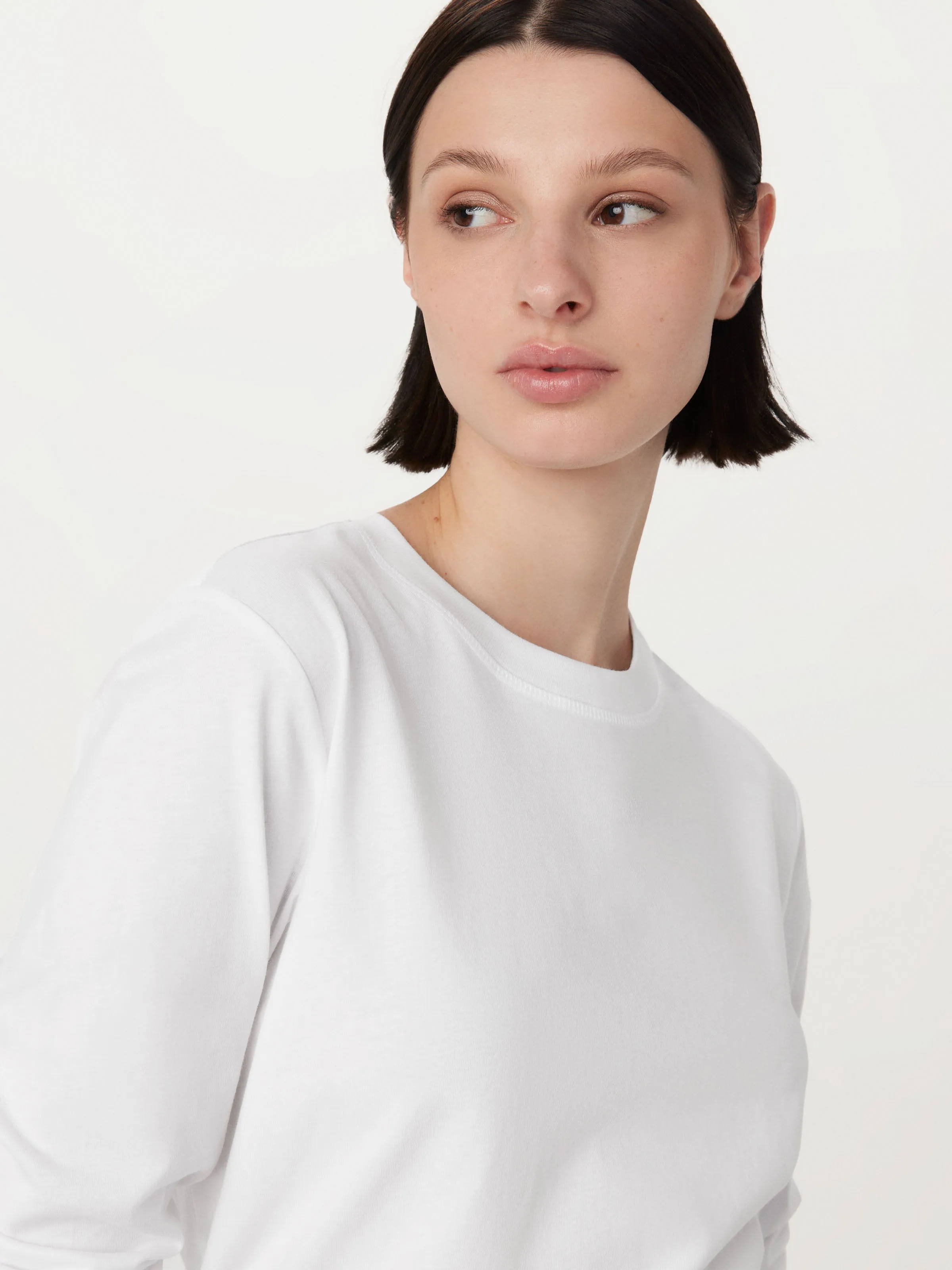 The Long Sleeve T-Shirt in Bright White sold by Frank & Oak product image thumbnail 2