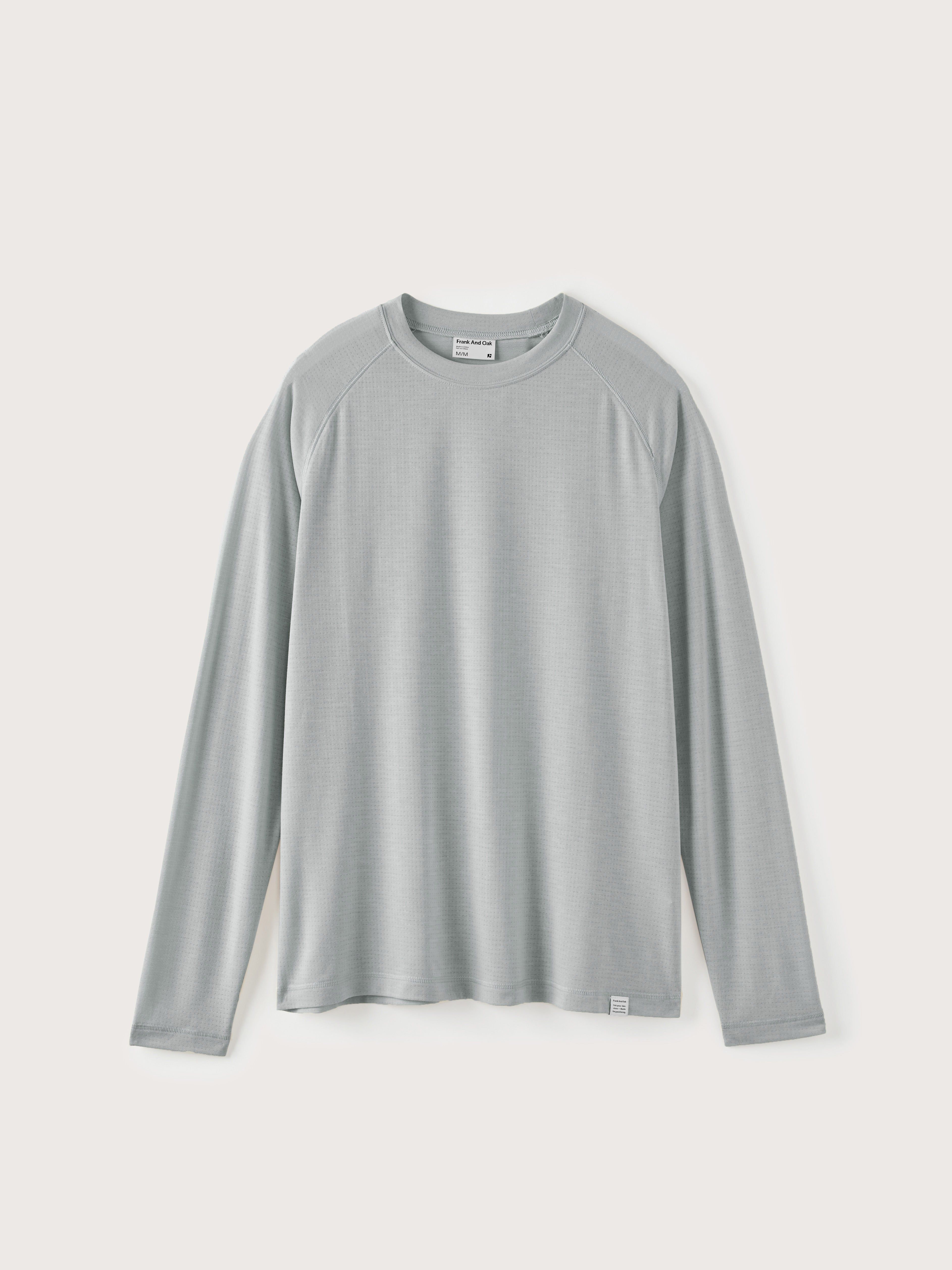 The Long Sleeve Motion T-Shirt in Grey sold by Frank & Oak product image thumbnail 4