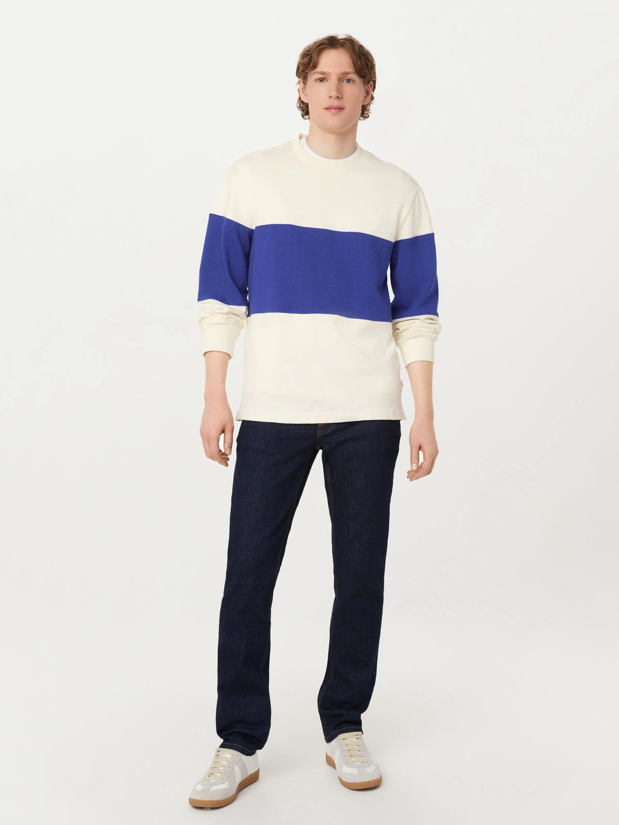 The Rugby Long Sleeve T-Shirt in Carpenter Blue sold by Frank & Oak product image thumbnail 2