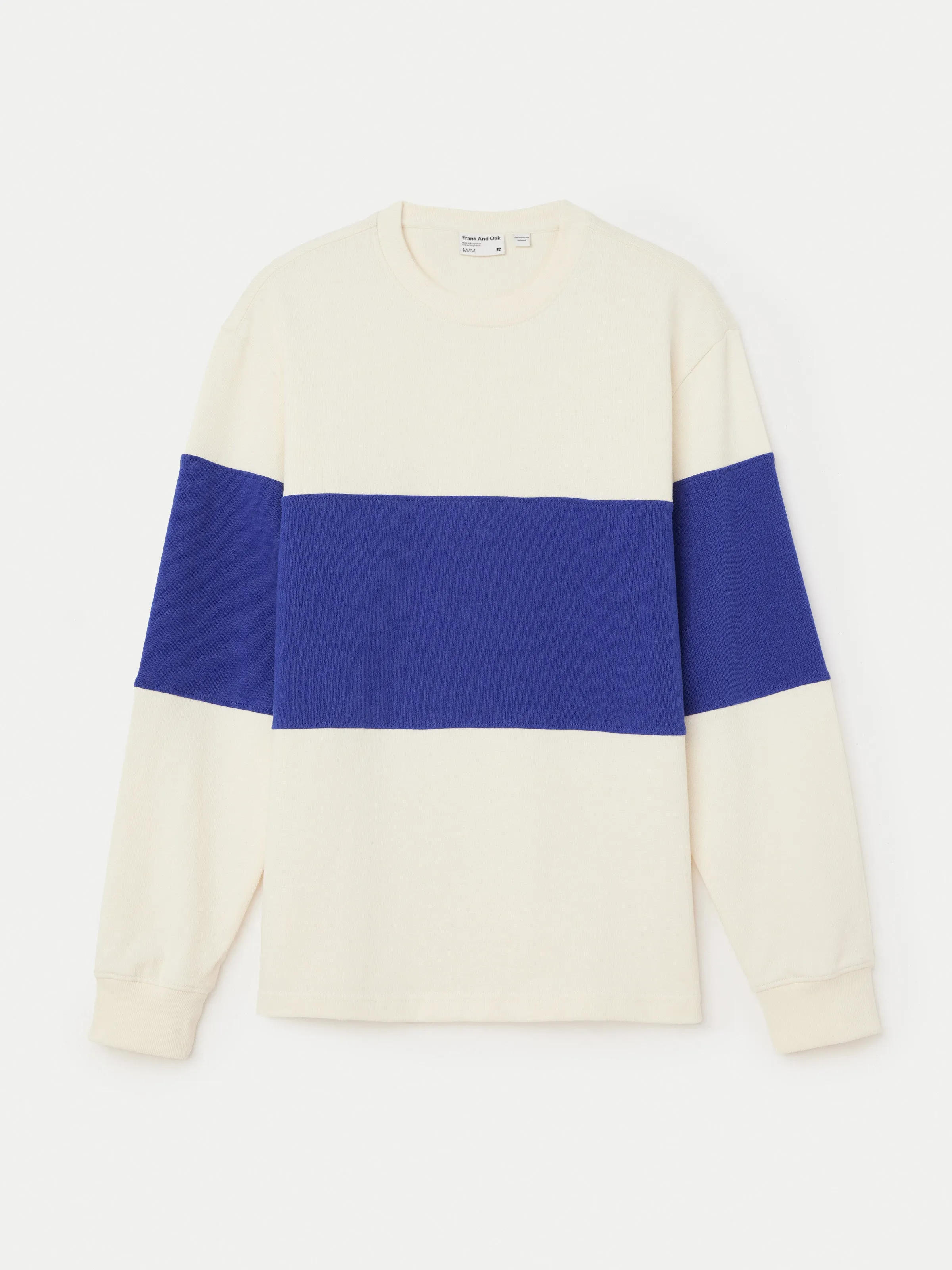 The Rugby Long Sleeve T-Shirt in Carpenter Blue sold by Frank & Oak product image thumbnail 5