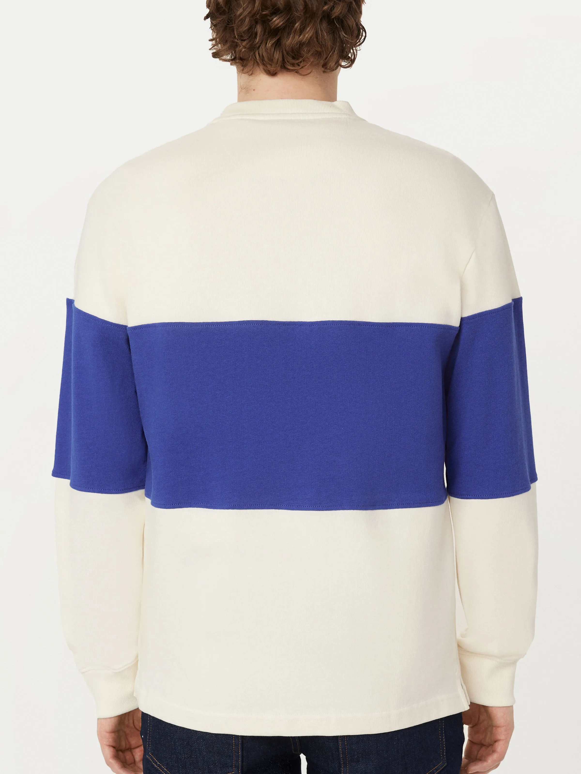 The Rugby Long Sleeve T-Shirt in Carpenter Blue sold by Frank & Oak product image thumbnail 4