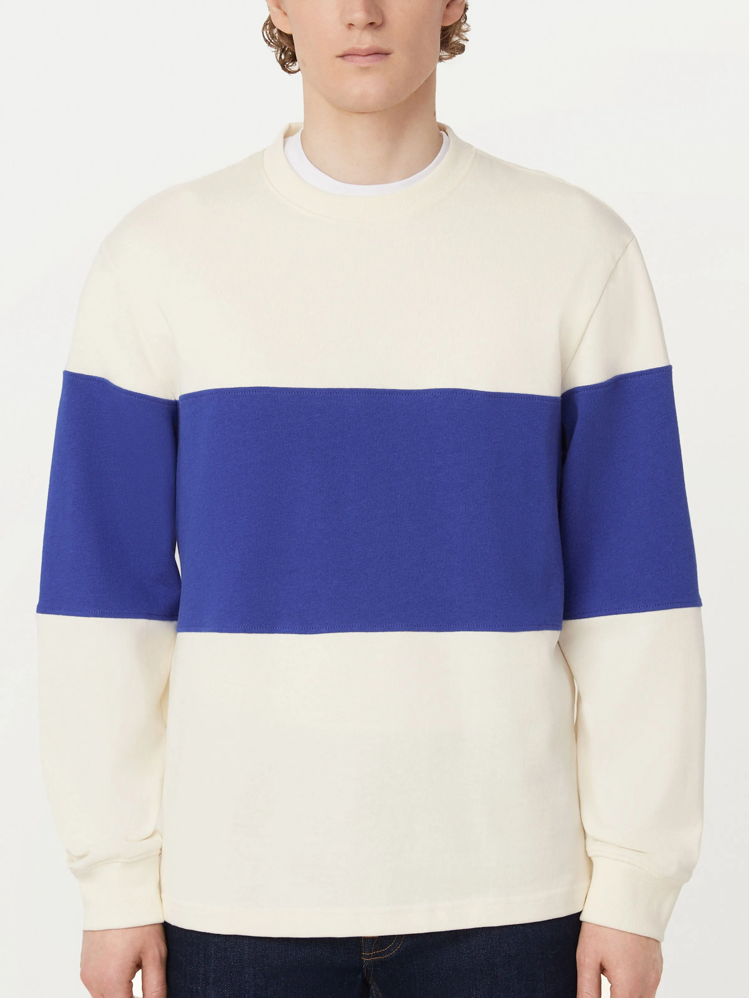 The Rugby Long Sleeve T-Shirt in Carpenter Blue sold by Frank & Oak product image thumbnail 3
