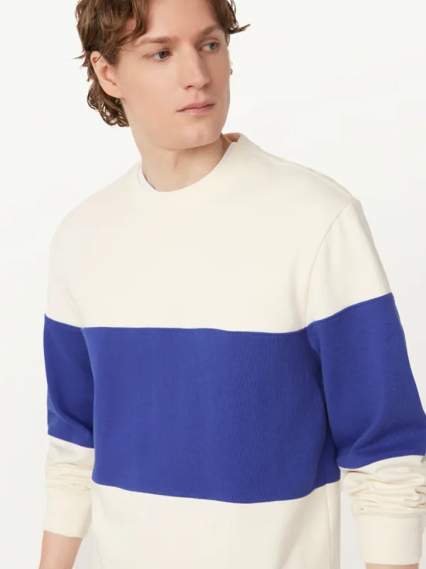 The Rugby Long Sleeve T-Shirt in Carpenter Blue sold by Frank & Oak