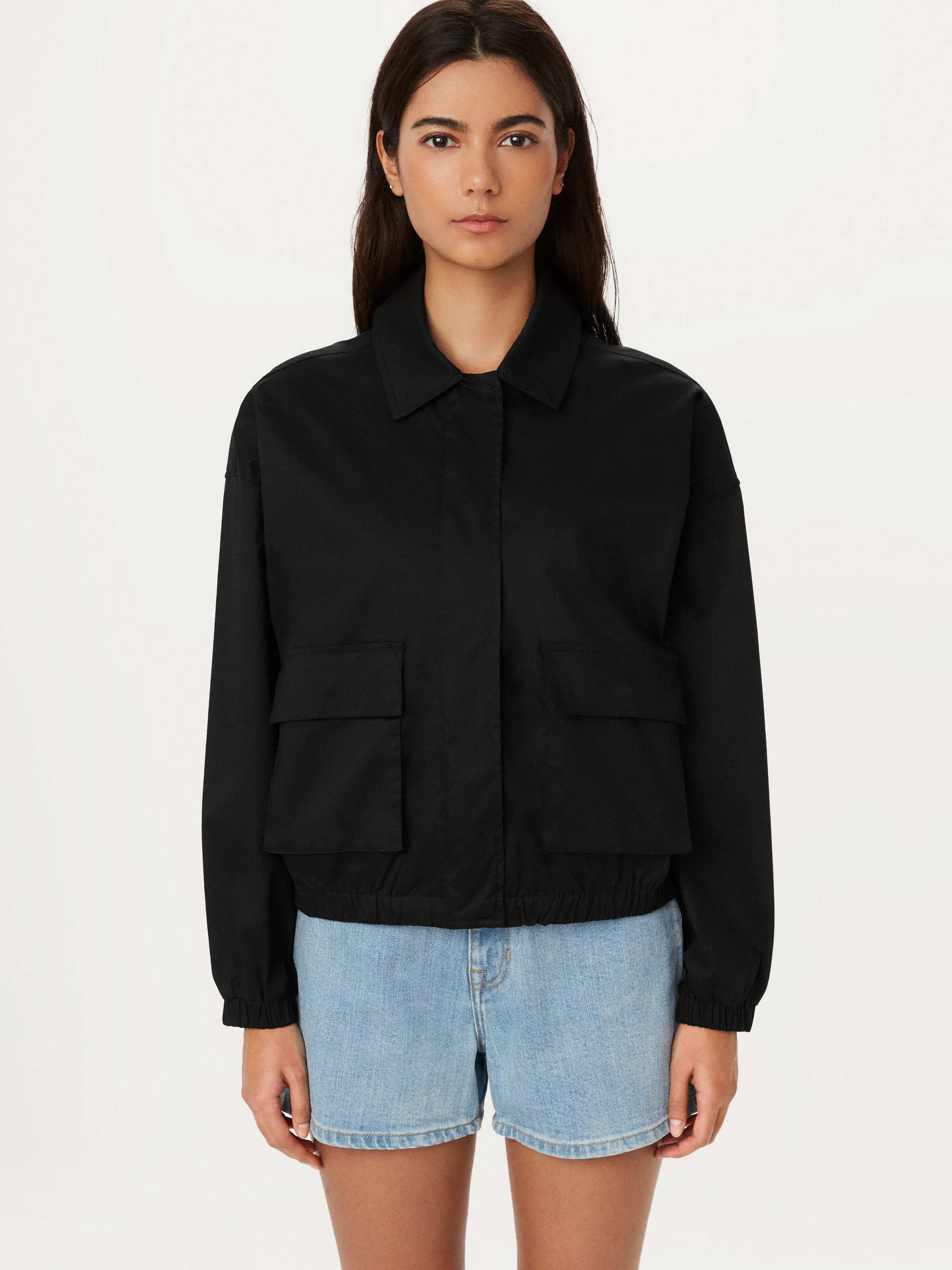 The Parachute Comfort Jacket in Black sold by Frank & Oak product image thumbnail 4