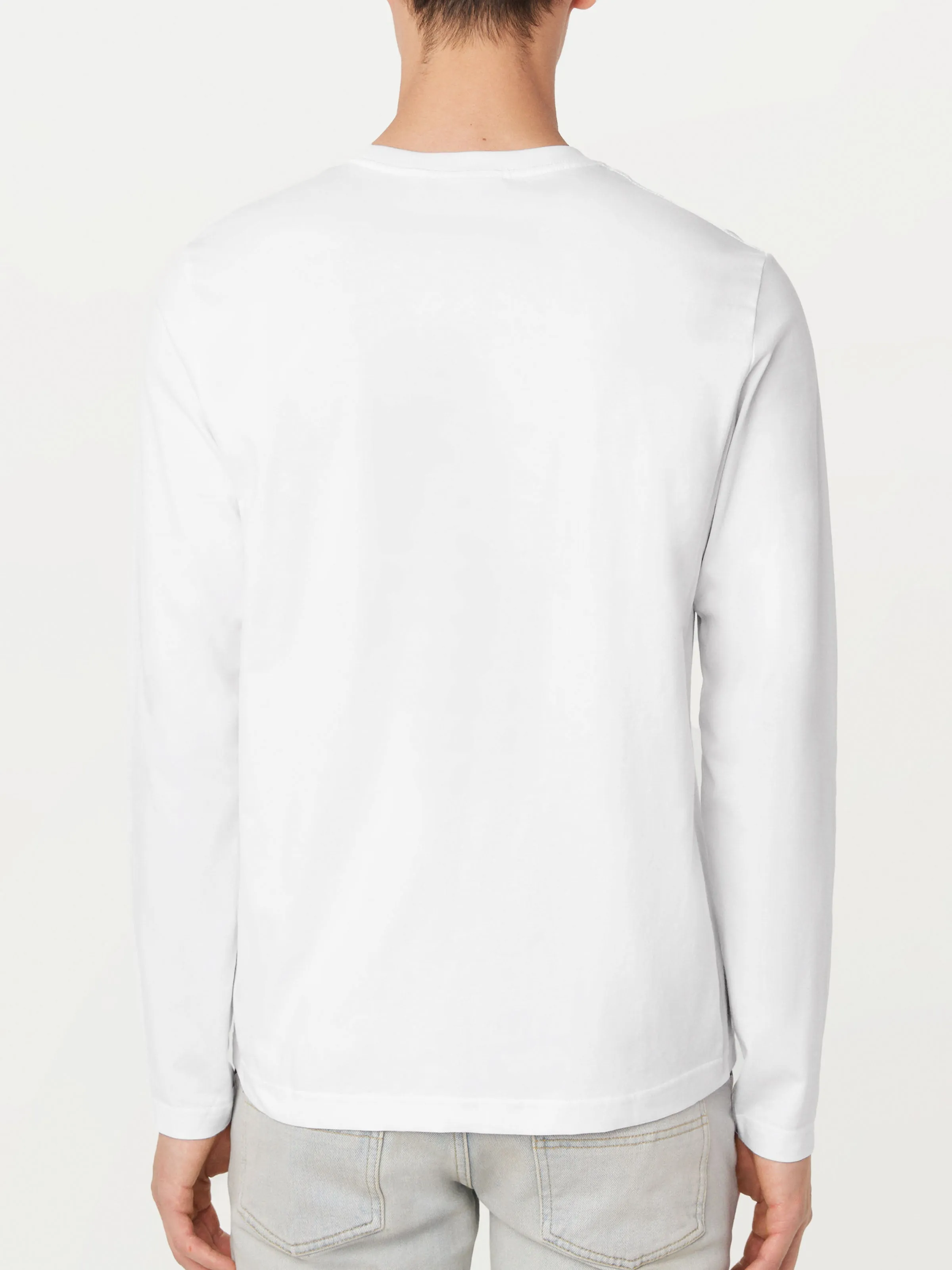 The Essential Long Sleeve T-Shirt in White sold by Frank & Oak product image thumbnail 4