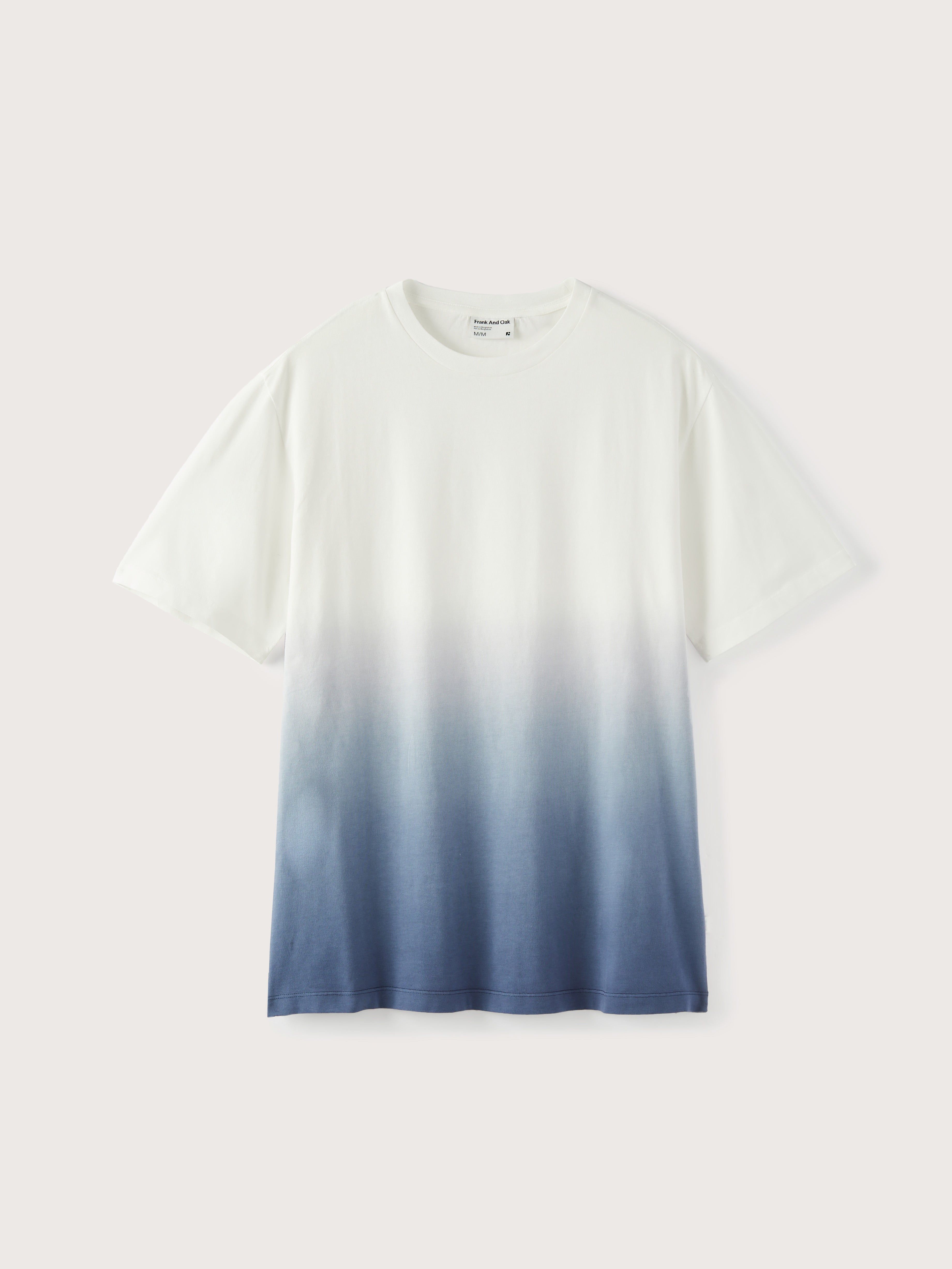 The Relaxed Fit Gradient T-Shirt in Dark Blue sold by Frank & Oak product image thumbnail 2
