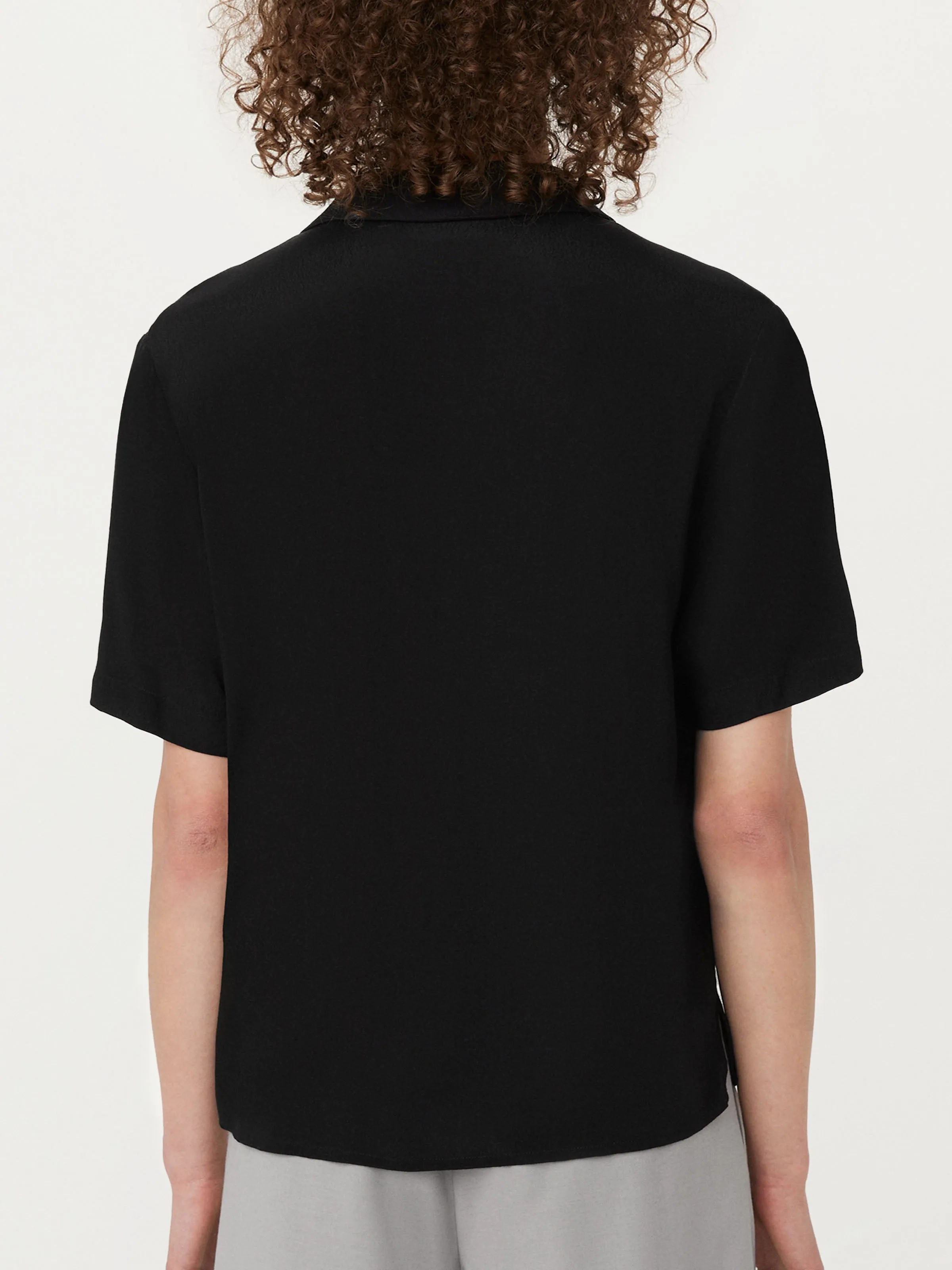 The Camp Collar Blouse in Black sold by Frank & Oak product image thumbnail 4