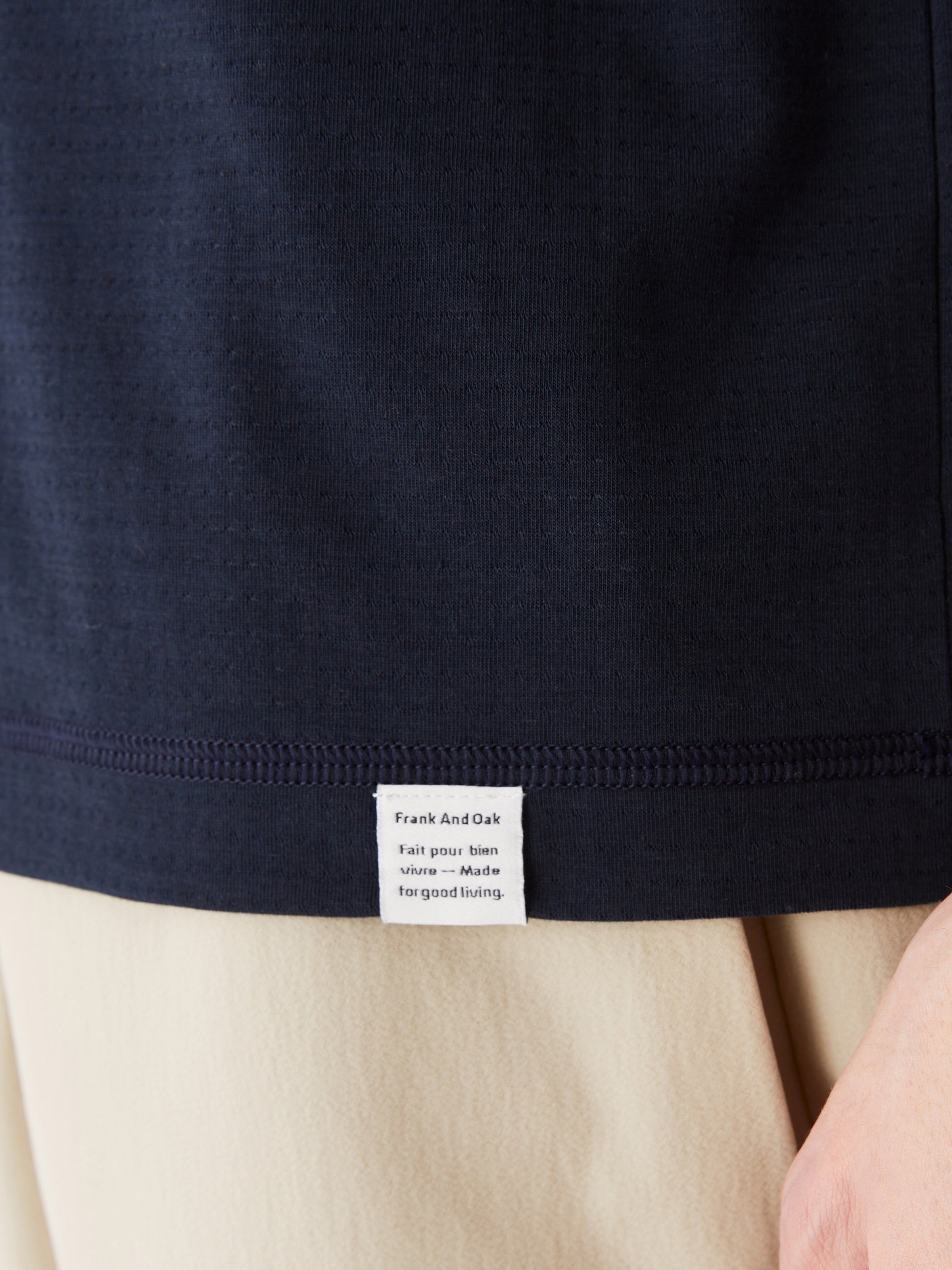 The Colour Block Motion T-Shirt in Deep Blue sold by Frank & Oak product image thumbnail 4