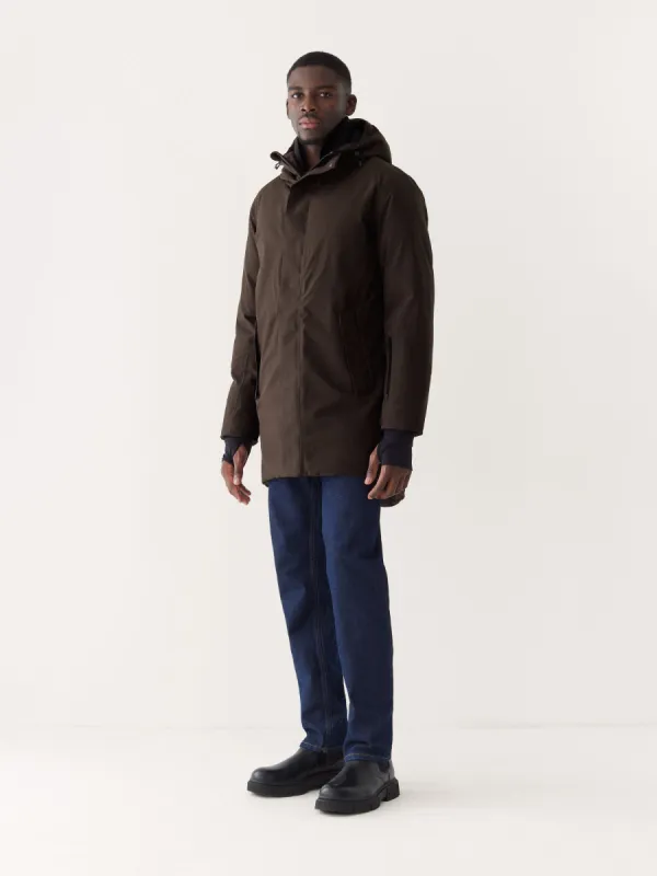The Capital Parka in Espresso sold by Frank & Oak