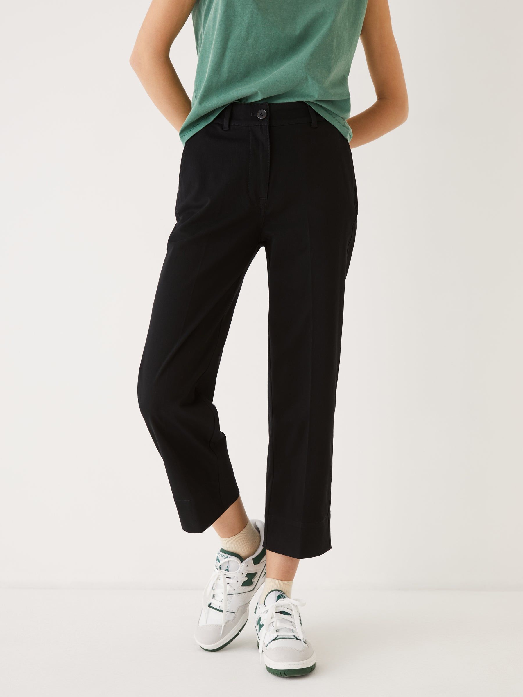 The Jane Straight Fit Flex Pant in Black sold by Frank & Oak product image thumbnail 3