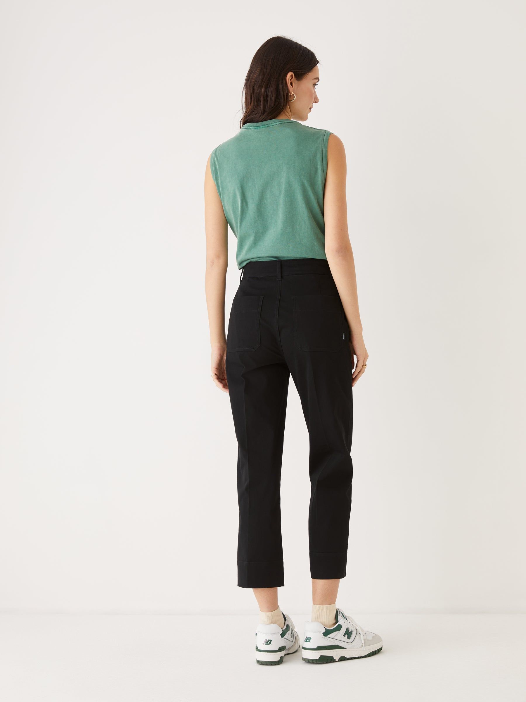 The Jane Straight Fit Flex Pant in Black sold by Frank & Oak product image thumbnail 2