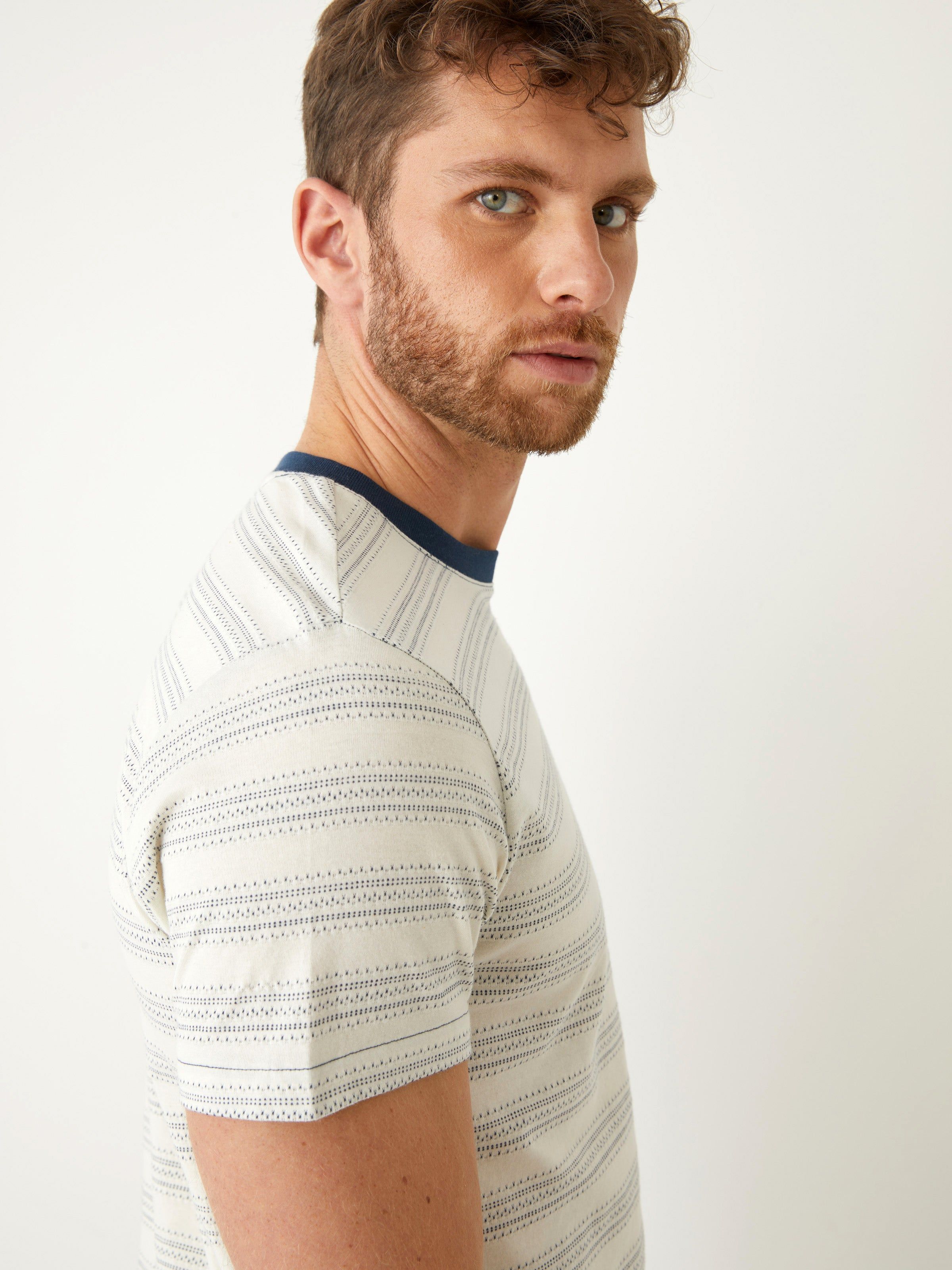 The Organic Cotton Boho T-Shirt in Blue sold by Frank & Oak product image thumbnail 5