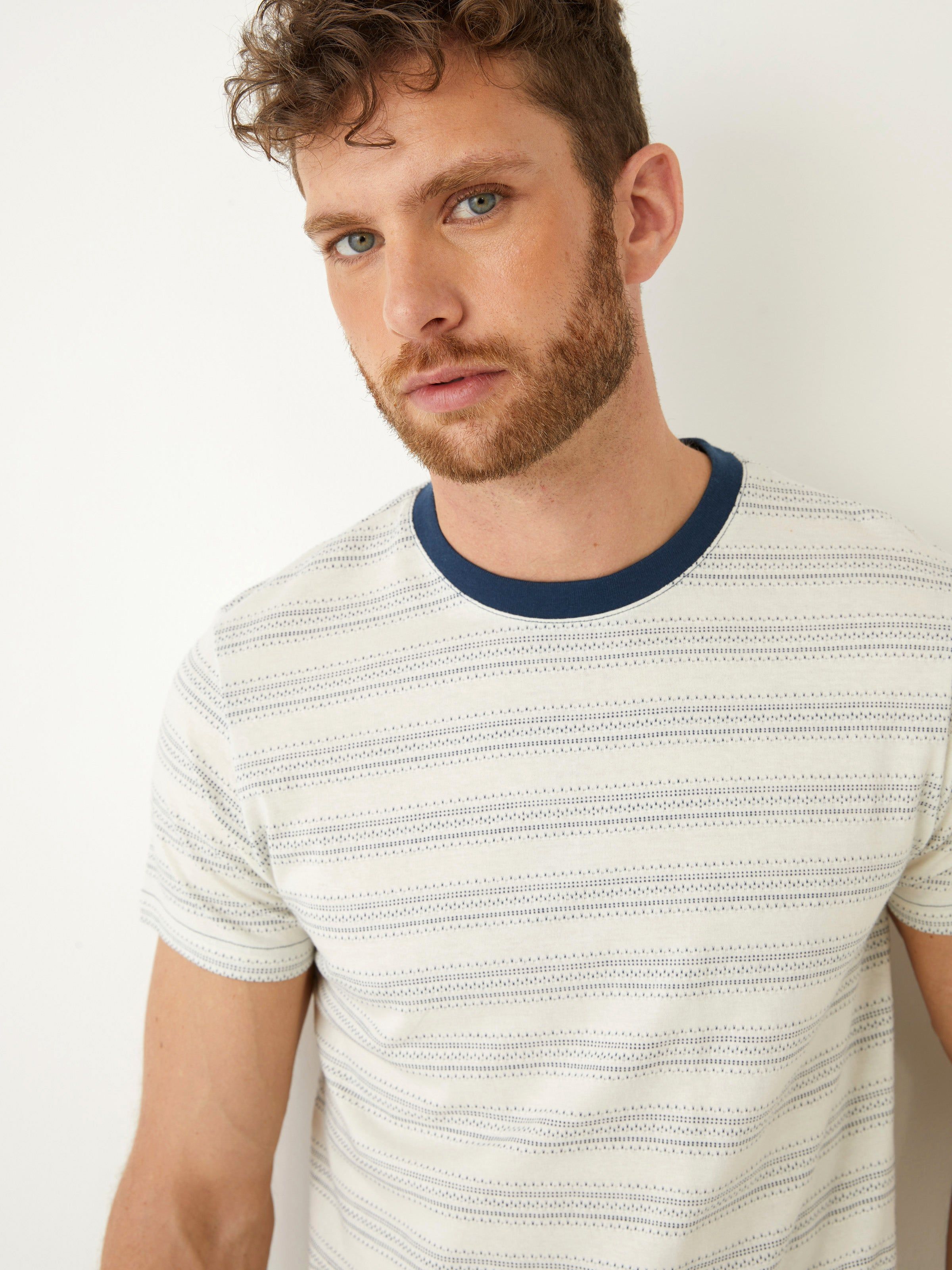 The Organic Cotton Boho T-Shirt in Blue sold by Frank & Oak