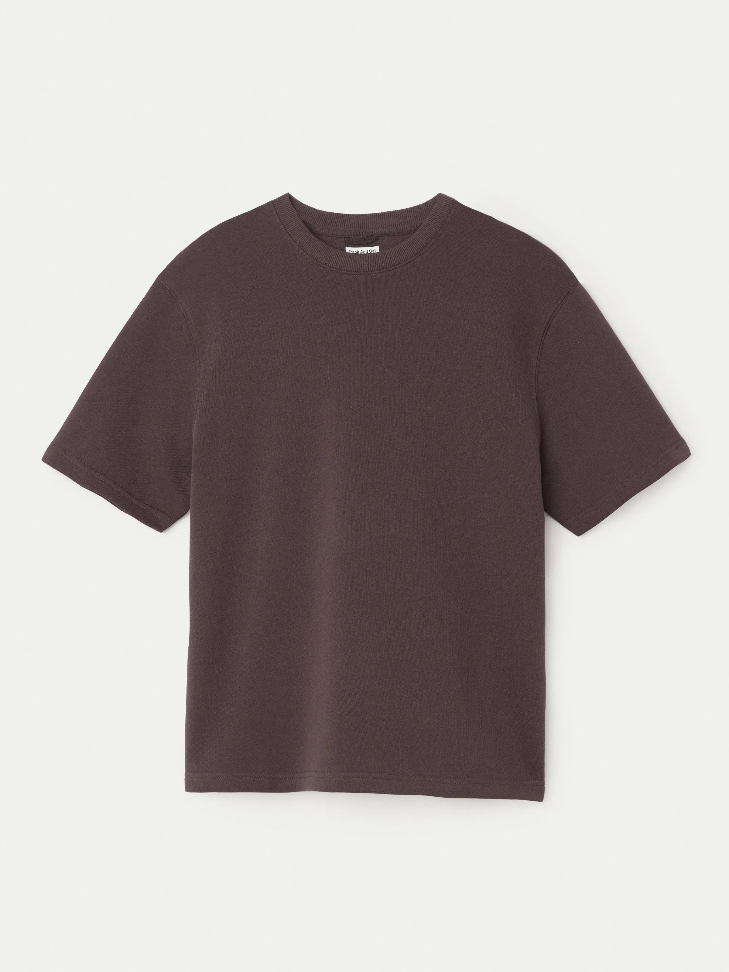 The French Terry T-Shirt in Raisin sold by Frank & Oak product image thumbnail 5