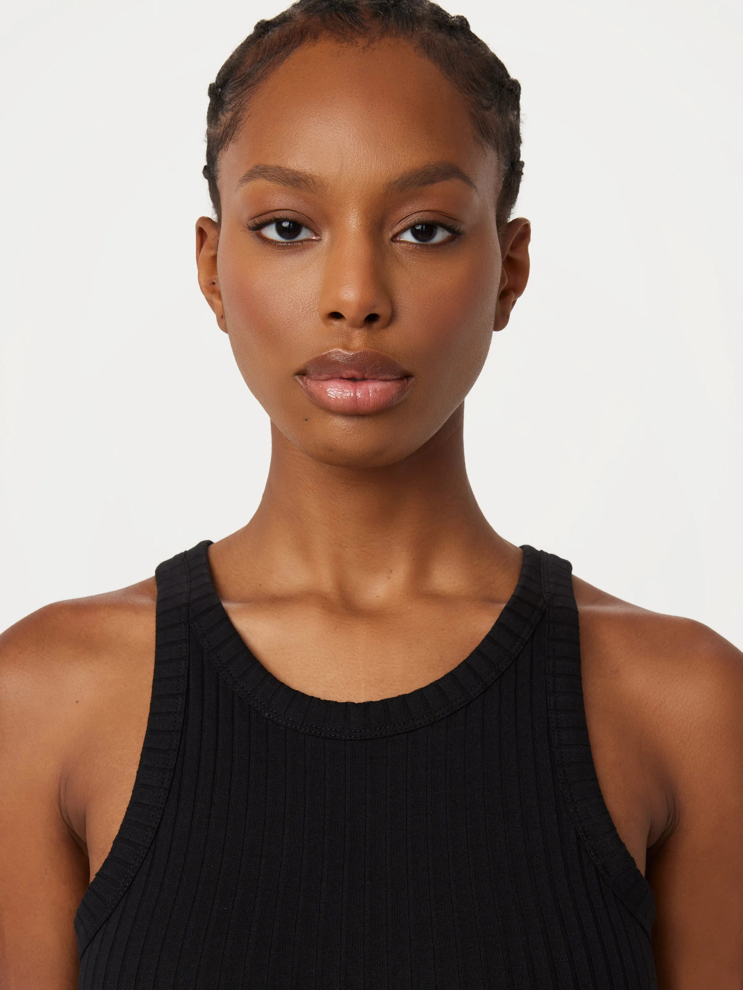 The Ribbed Tank Dress in Black sold by Frank & Oak product image thumbnail 2