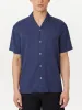 The Washed Camp Collar Shirt in Night Sky sold by Frank & Oak