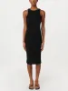 The Ribbed Tank Dress in Black sold by Frank & Oak