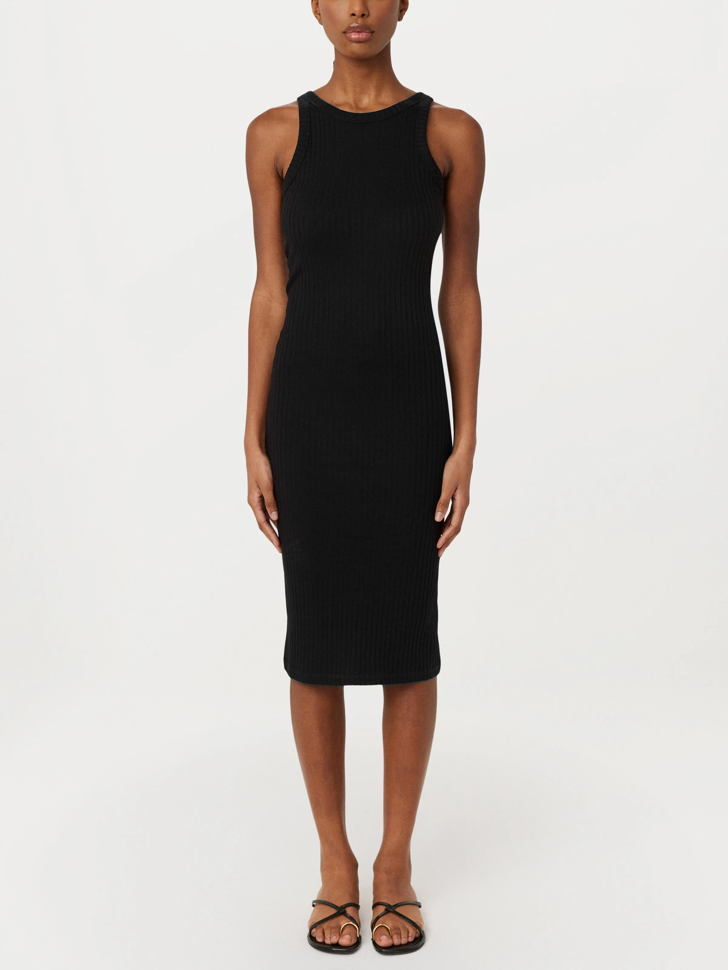 The Ribbed Tank Dress in Black sold by Frank & Oak product image thumbnail 3