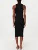 The Ribbed Tank Dress in Black sold by Frank & Oak