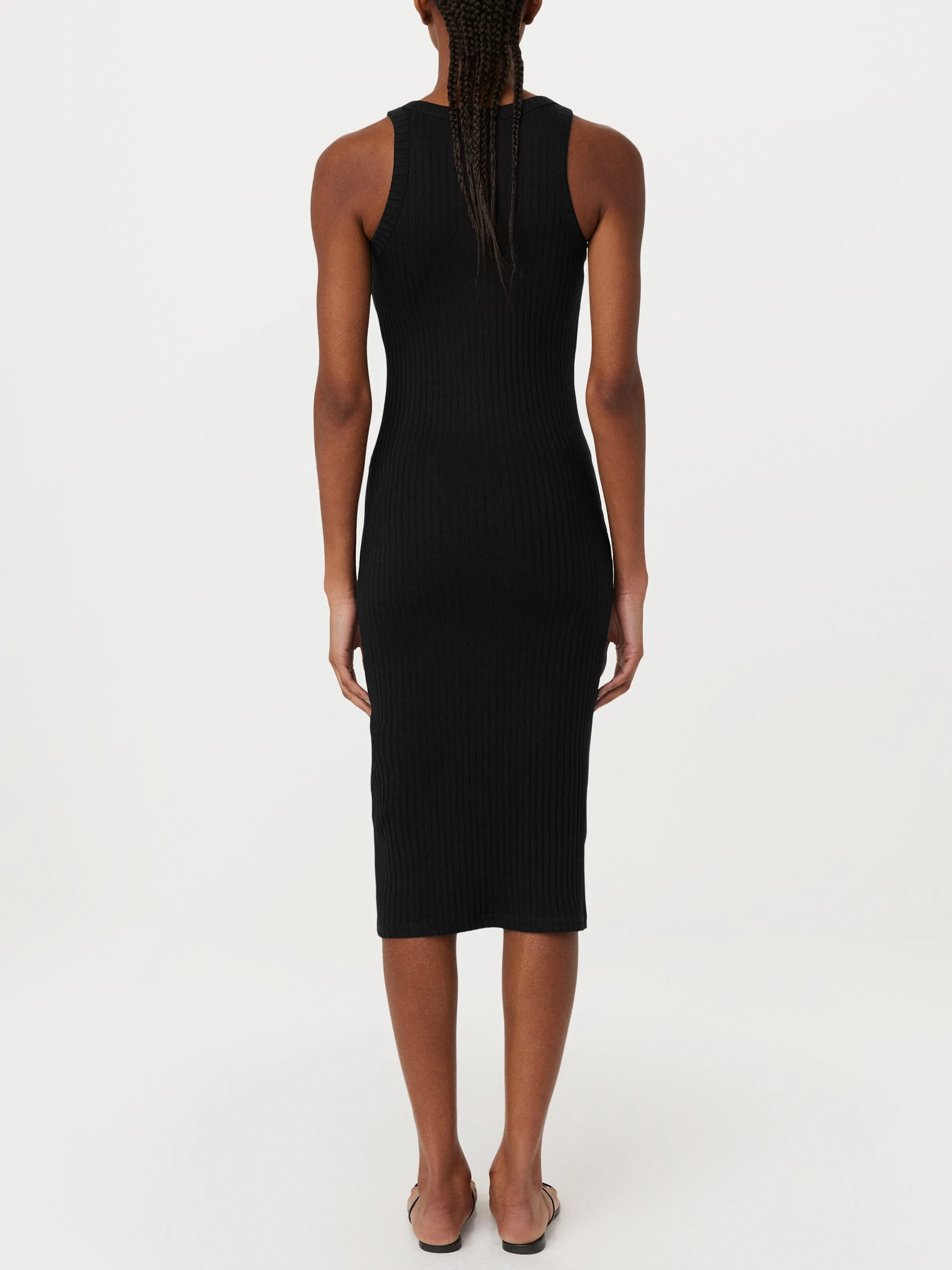 The Ribbed Tank Dress in Black sold by Frank & Oak product image thumbnail 4