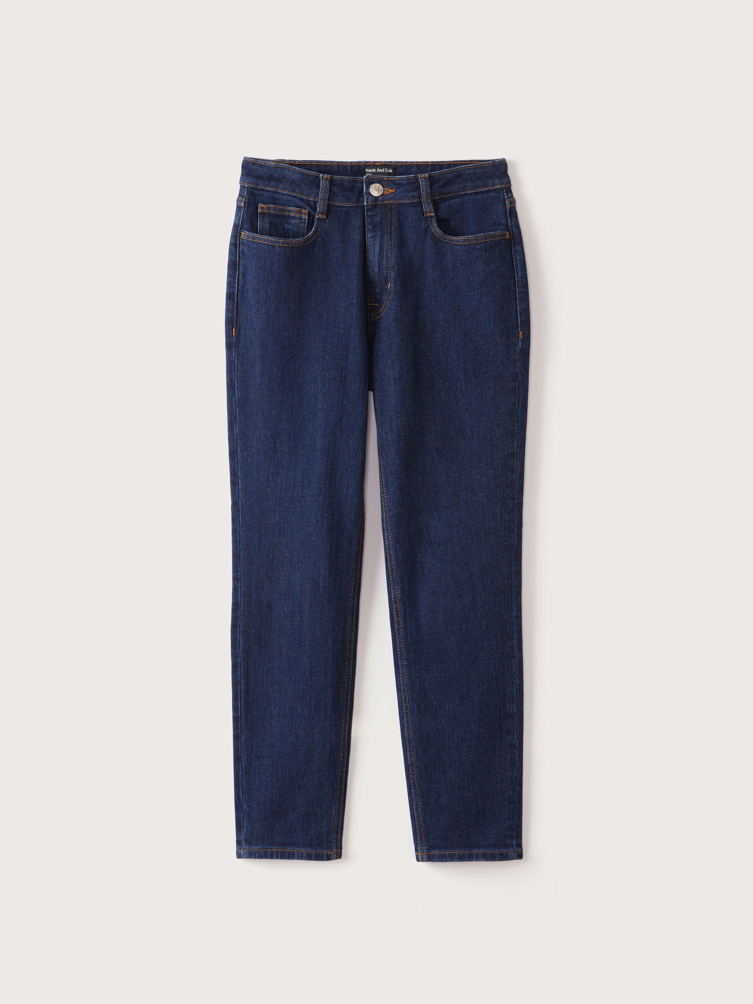 The Stevie High Rise Slim Jean in Dark Indigo sold by Frank & Oak product image thumbnail 5