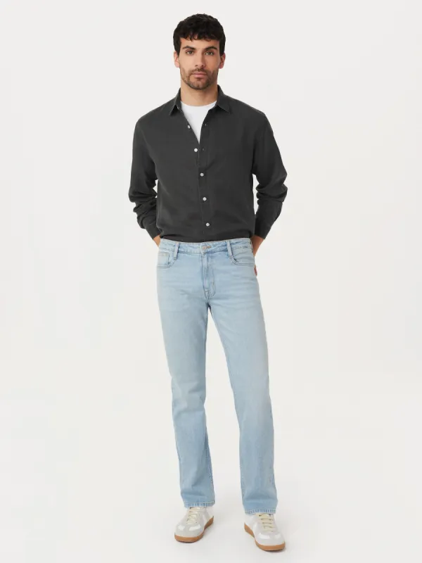The Adam Slim Jean in Vintage Blue sold by Frank & Oak