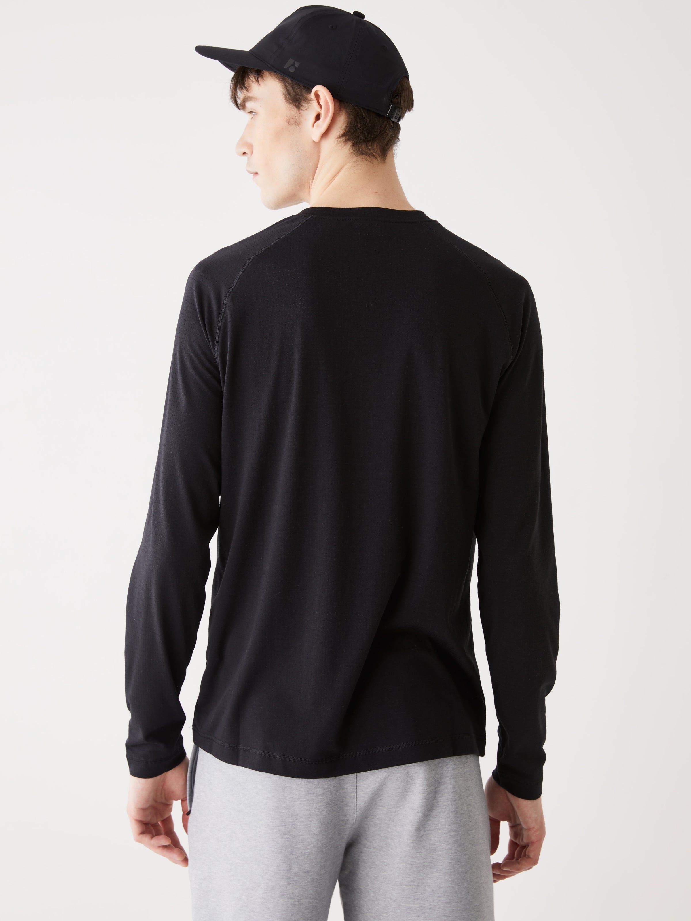 The Long Sleeve Motion T-Shirt in Black sold by Frank & Oak product image thumbnail 3