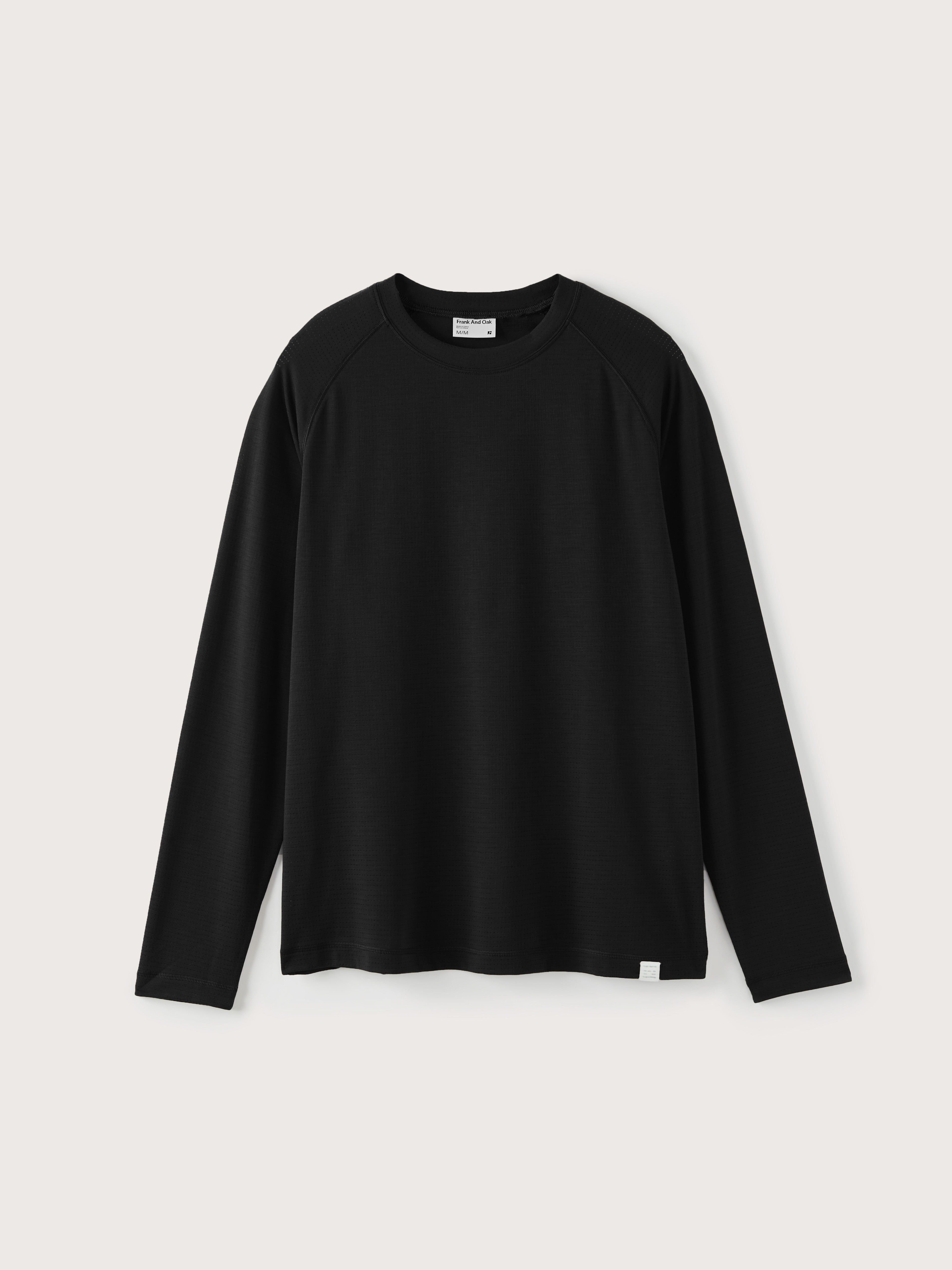 The Long Sleeve Motion T-Shirt in Black sold by Frank & Oak product image thumbnail 2