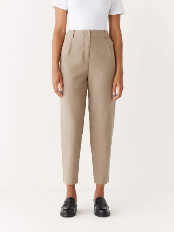 The Amelia Balloon Pant in Light Brown sold by Frank & Oak