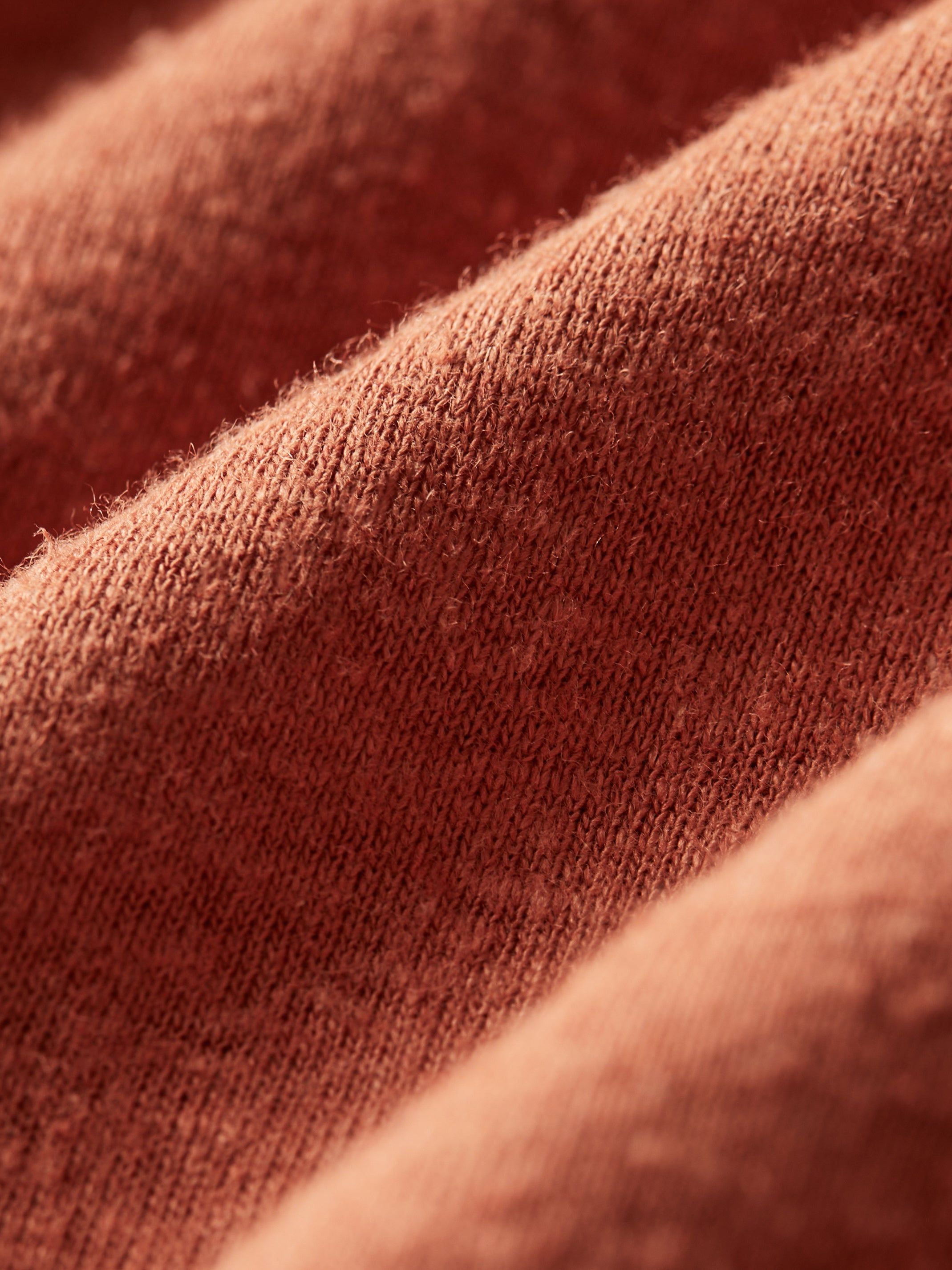 The Relaxed Hemp T-Shirt in Earth Red sold by Frank & Oak product image thumbnail 4