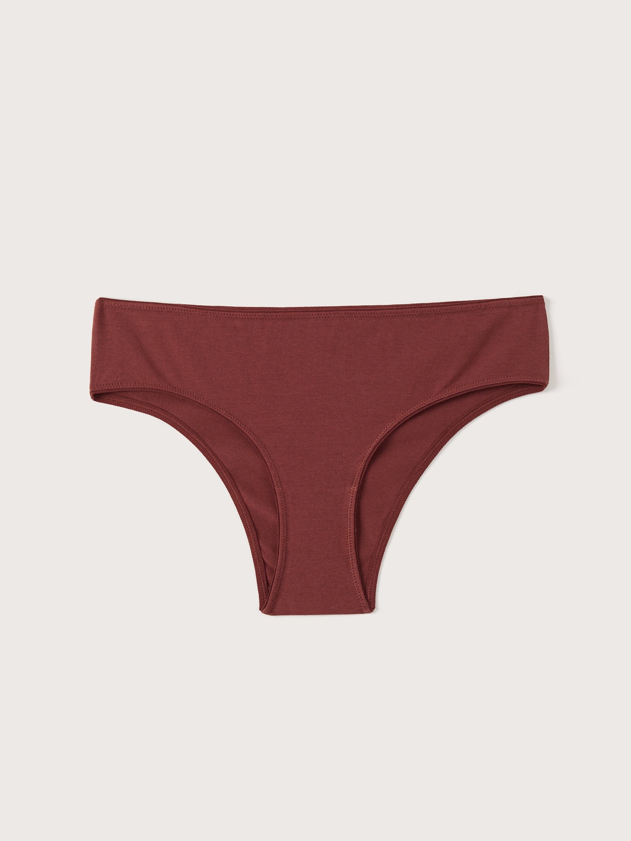 The Organic Cotton Hipster Brief in Dark Red sold by Frank & Oak product image thumbnail 6