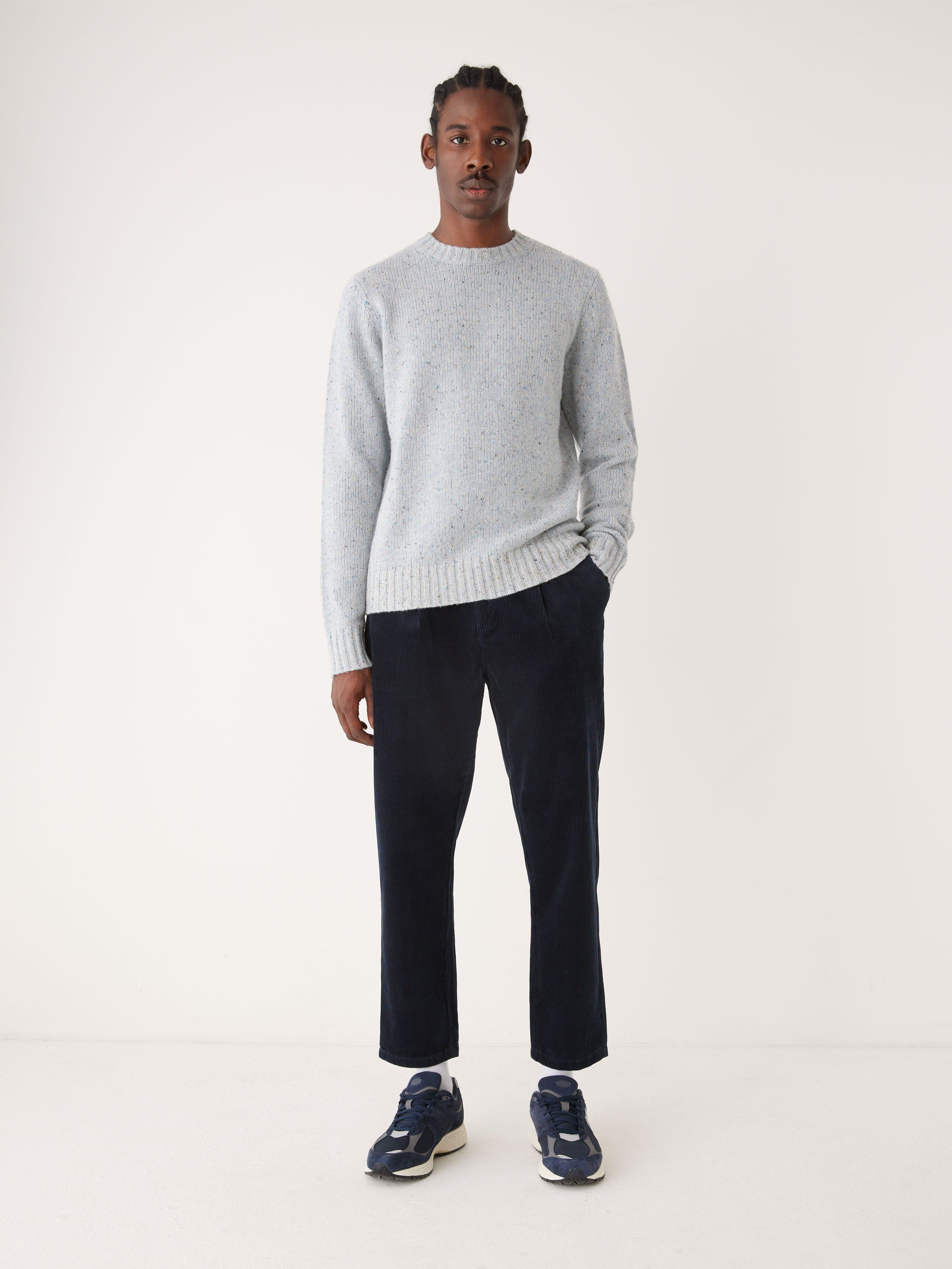 The Donegal Crewneck Sweater in Light Blue sold by Frank & Oak product image thumbnail 2