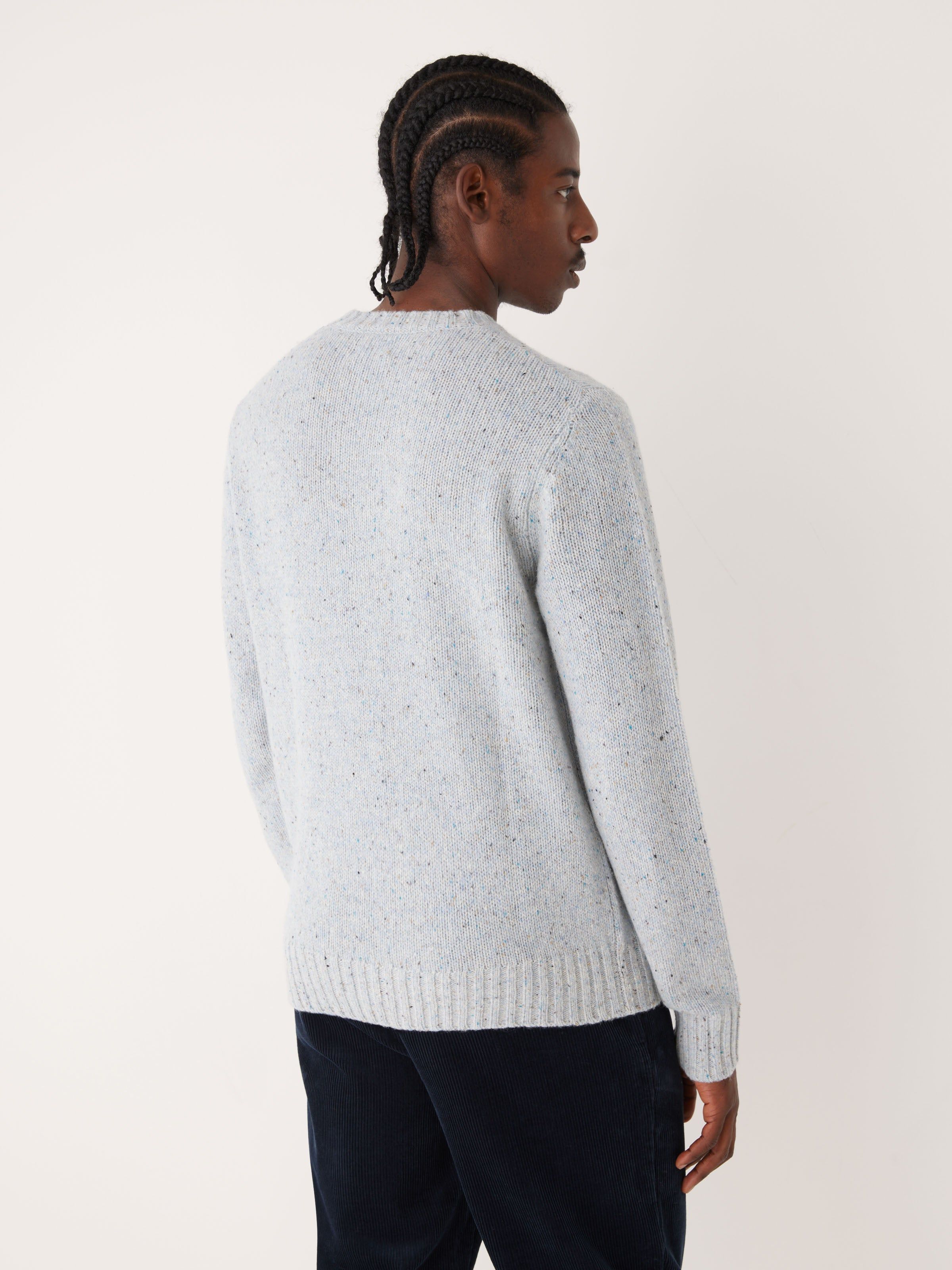 The Donegal Crewneck Sweater in Light Blue sold by Frank & Oak product image thumbnail 3