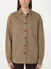 The French Terry Overshirt in Champagne sold by Frank & Oak