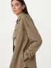 The French Terry Overshirt in Champagne sold by Frank & Oak