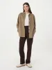 The French Terry Overshirt in Champagne sold by Frank & Oak