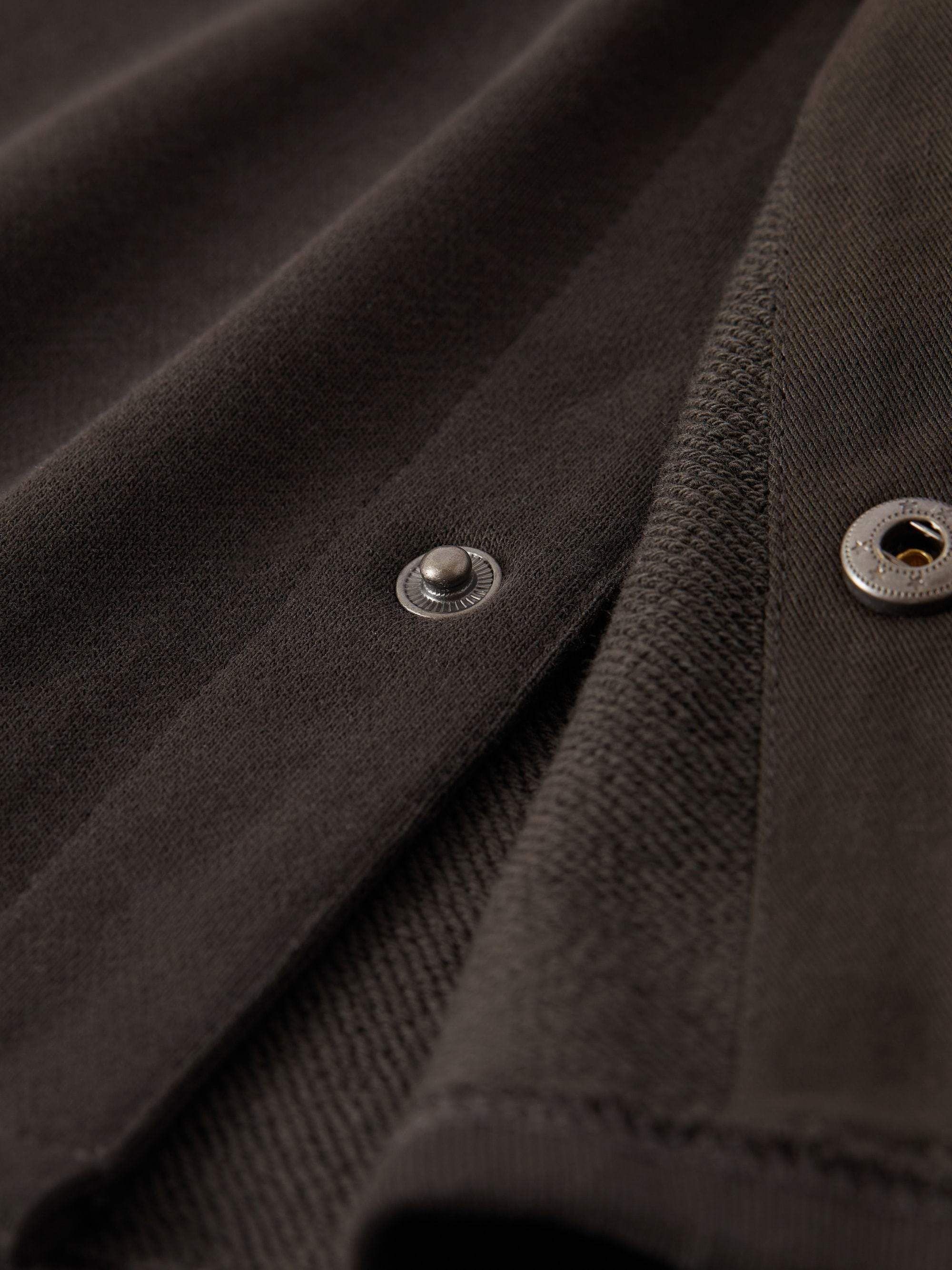 The French Terry Overshirt in Washed Black sold by Frank & Oak product image thumbnail 5