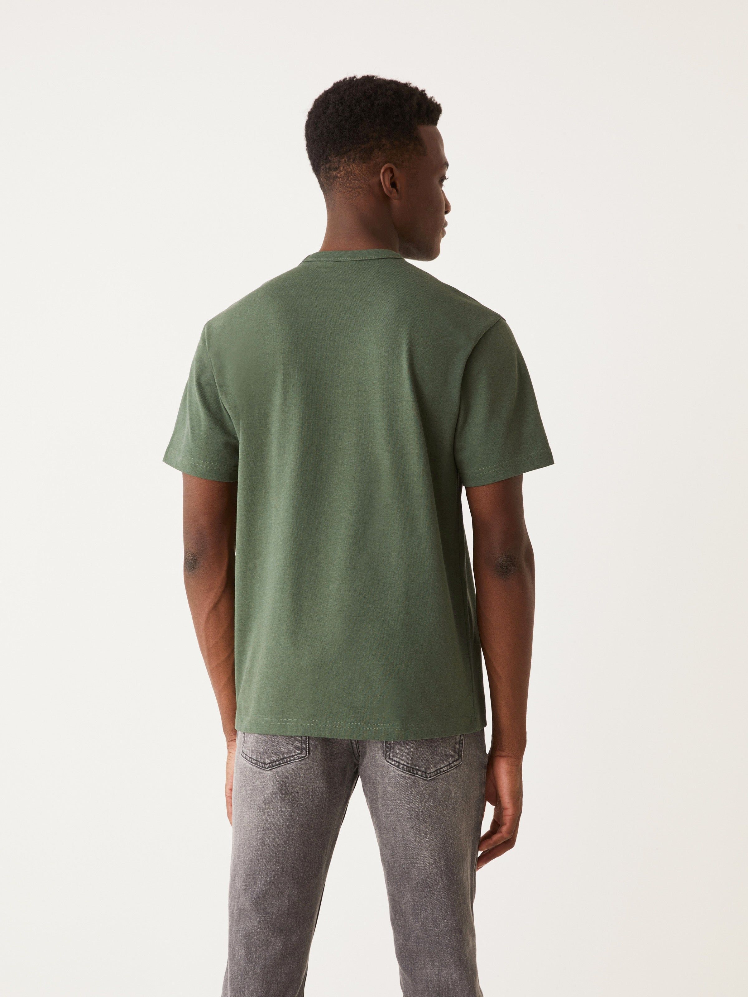 The Relaxed Pocket T-Shirt in Dark Green sold by Frank & Oak product image thumbnail 3