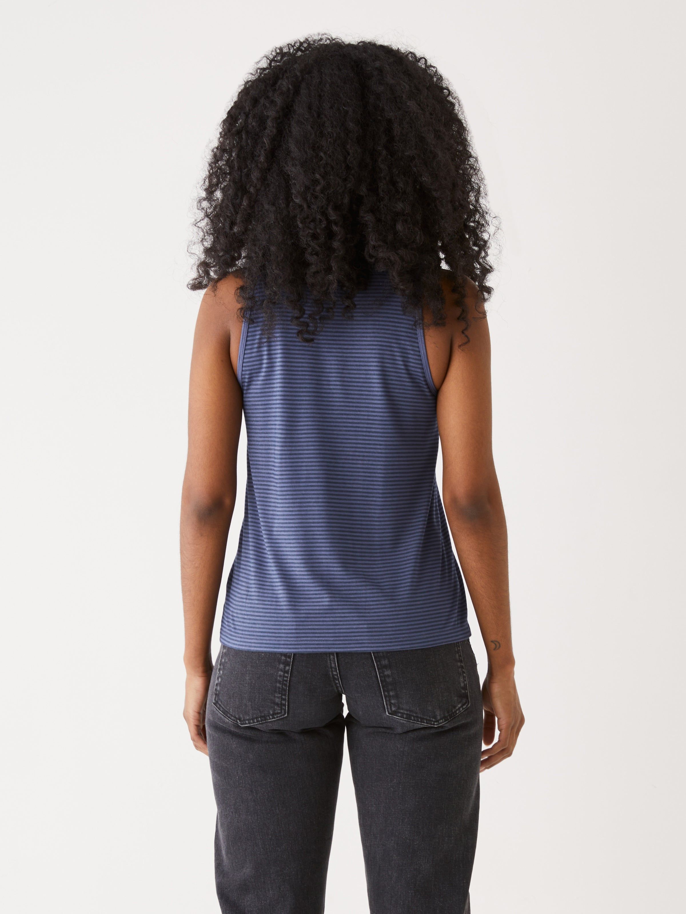 The Supersoft Tank Top in Royal blue sold by Frank & Oak product image thumbnail 3