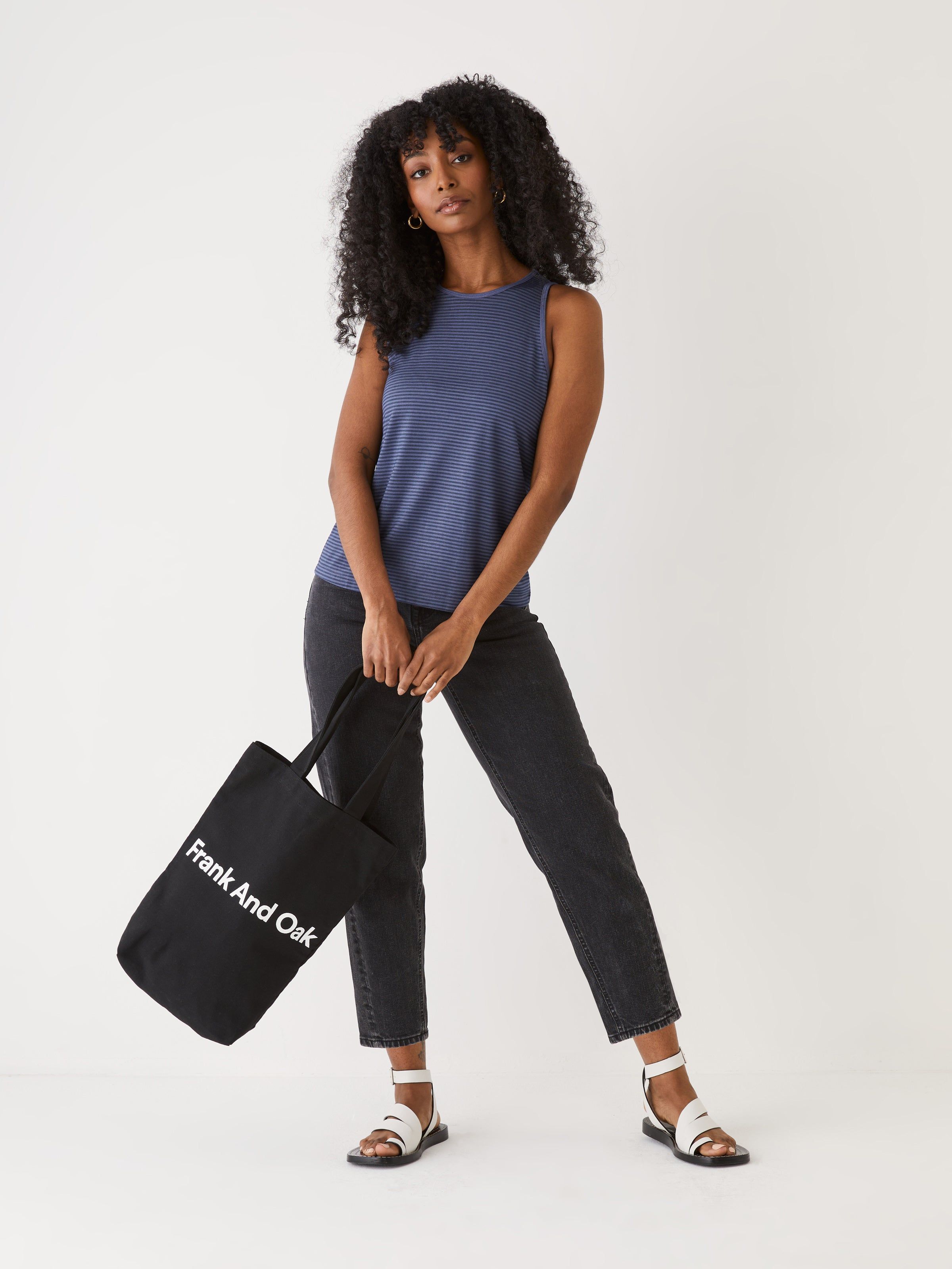 The Supersoft Tank Top in Royal blue sold by Frank & Oak product image thumbnail 4