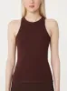 The Essential Tank Top in Mahogany sold by Frank & Oak