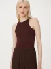 The Essential Tank Top in Mahogany sold by Frank & Oak